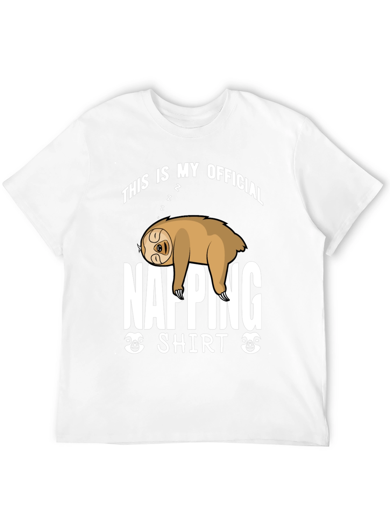 Napping Sloth Graphic T-Shirt - Official Napping Shirt