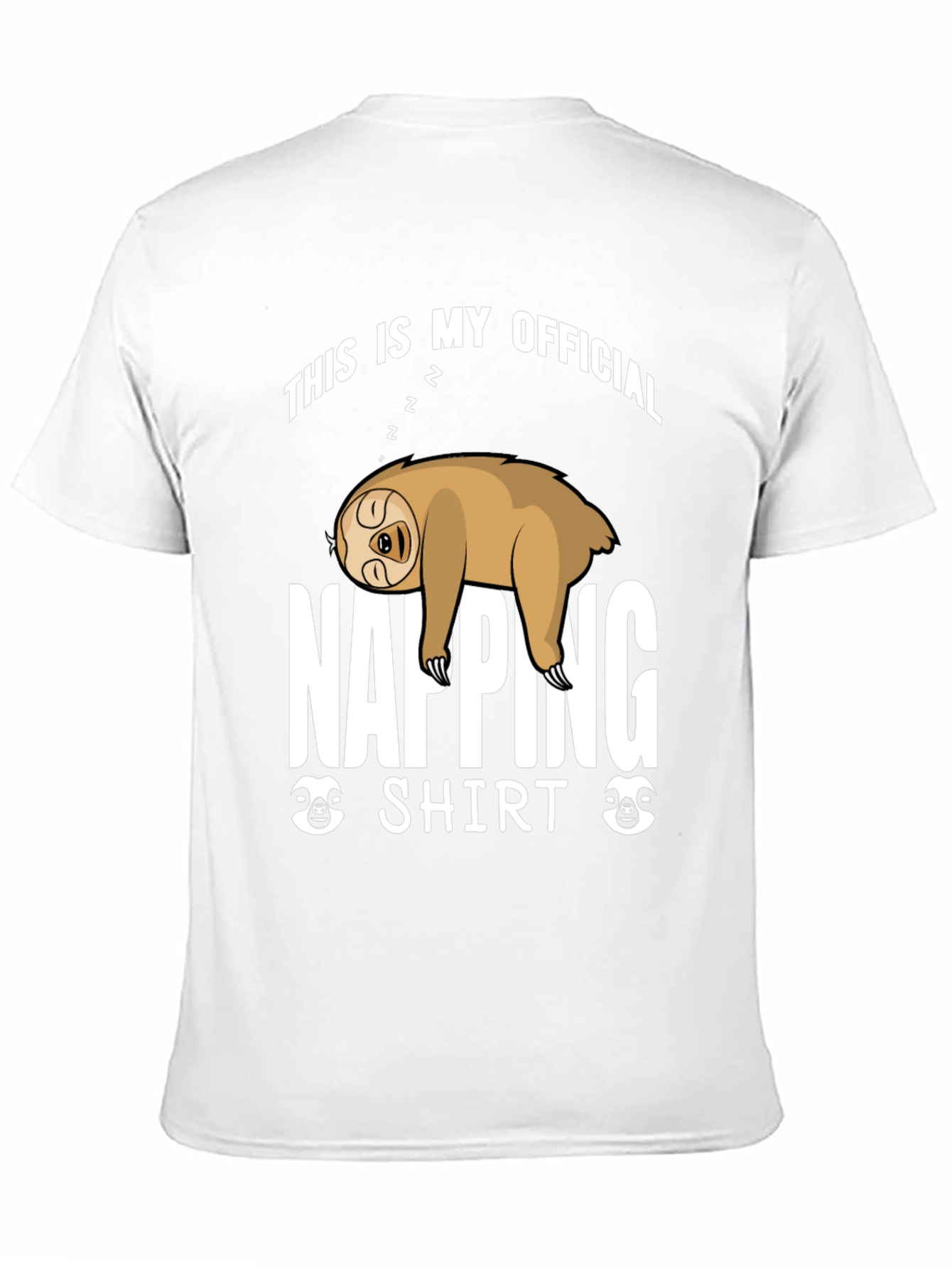 Napping Sloth Graphic T-Shirt - Official Napping Shirt