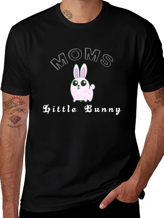 Moms Little Bunny T-Shirt - Cute Easter Gift