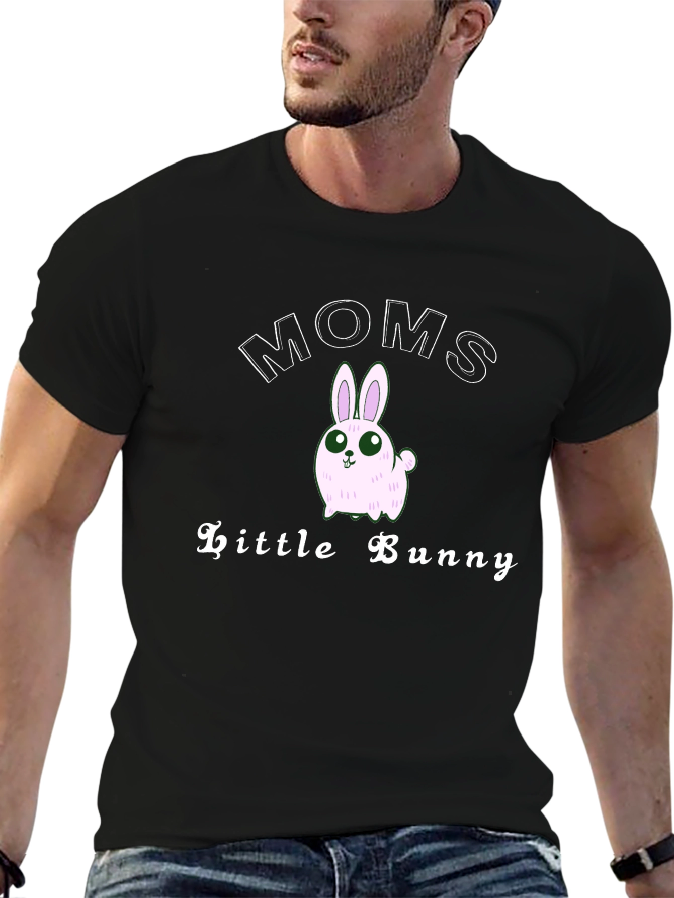 Moms Little Bunny T-Shirt - Cute Easter Gift