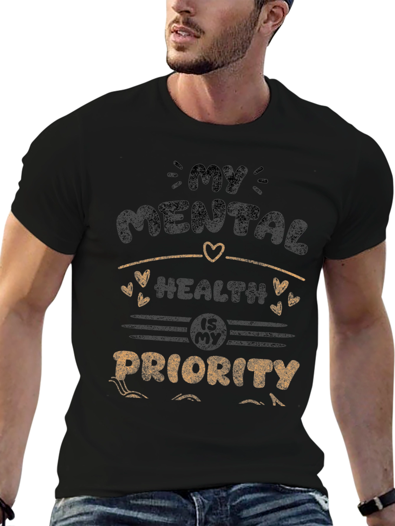Mental Health Priority Graphic T-Shirt