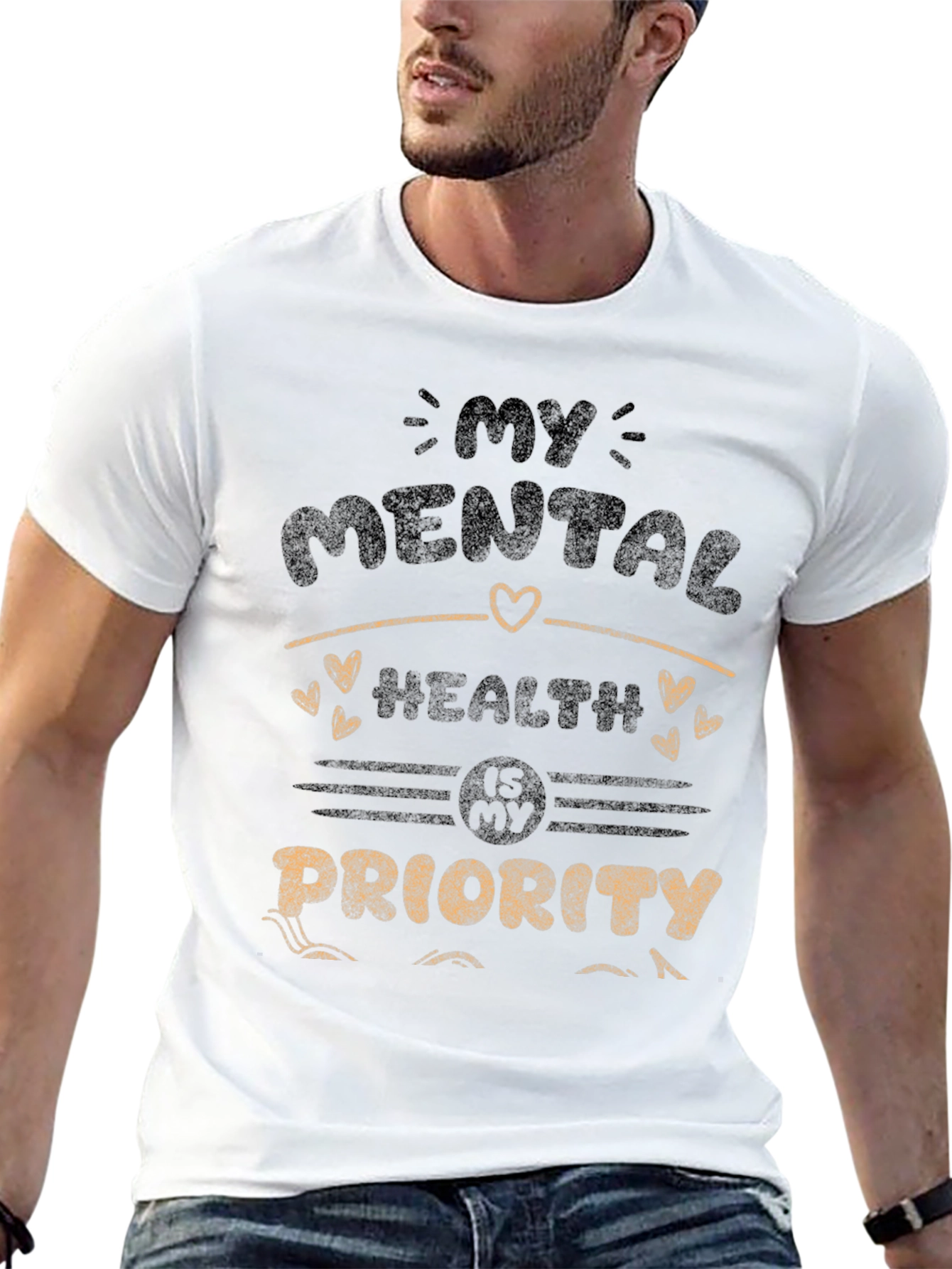 Mental Health Priority Graphic T-Shirt