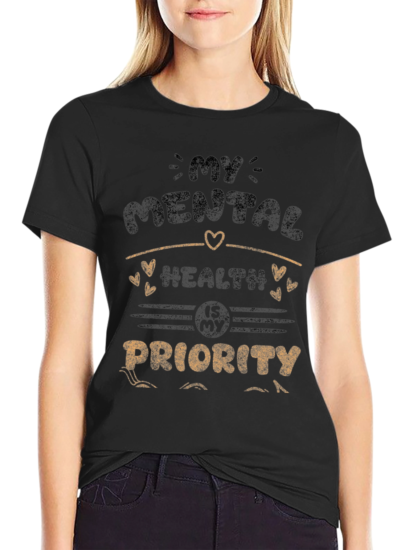 Mental Health Priority Graphic T-Shirt