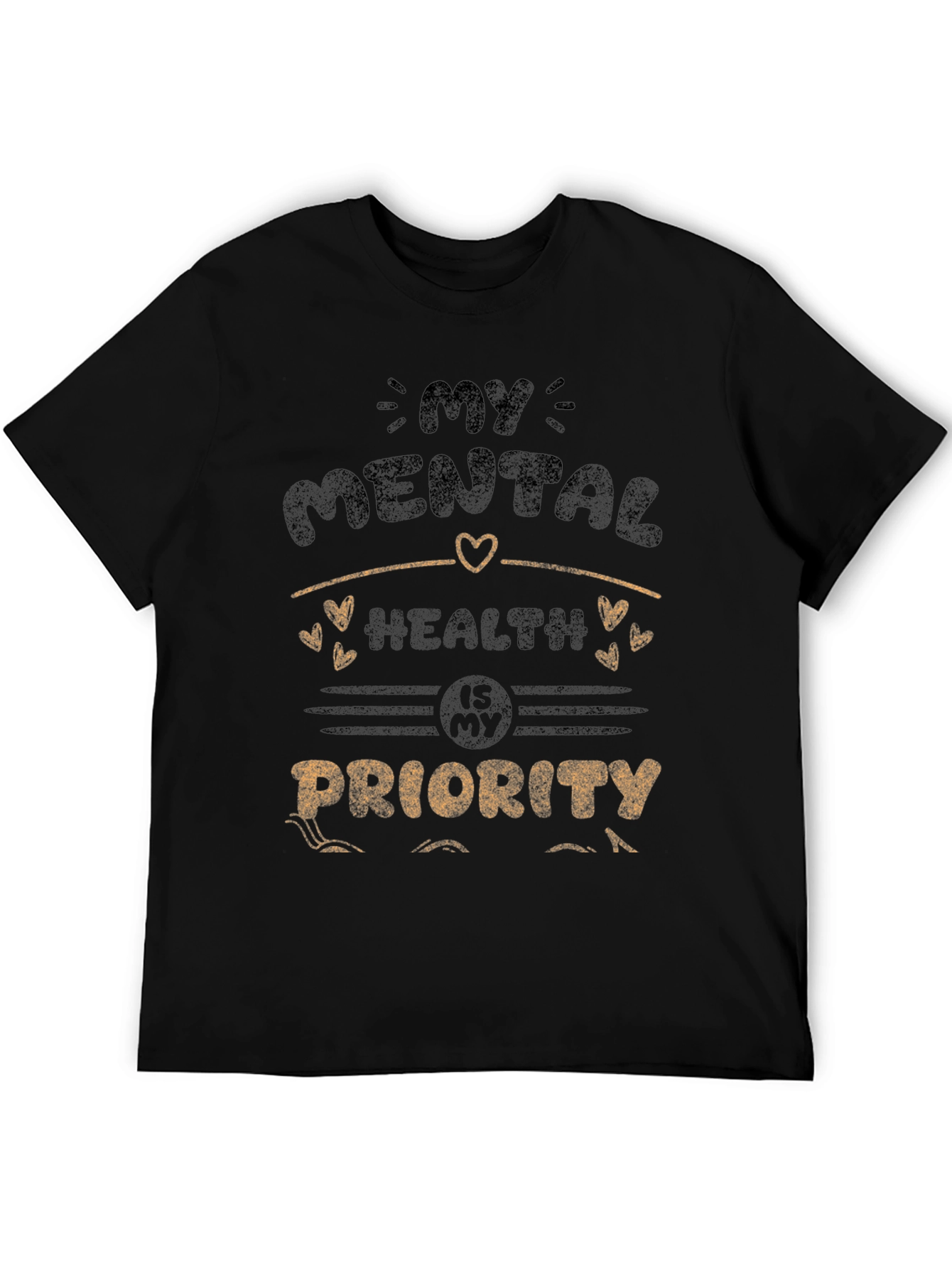 Mental Health Priority Graphic T-Shirt