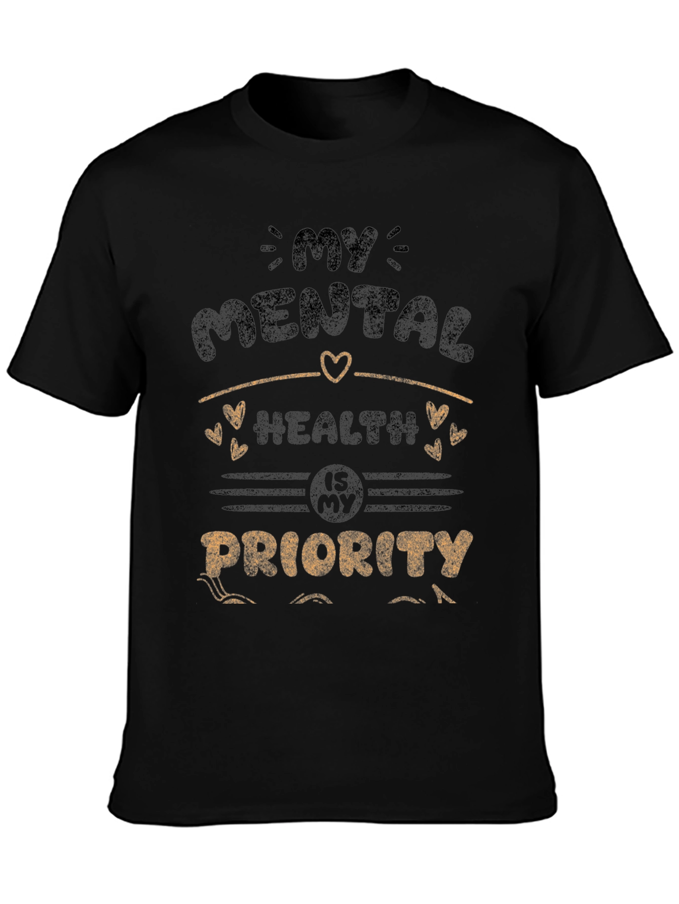 Mental Health Priority Graphic T-Shirt