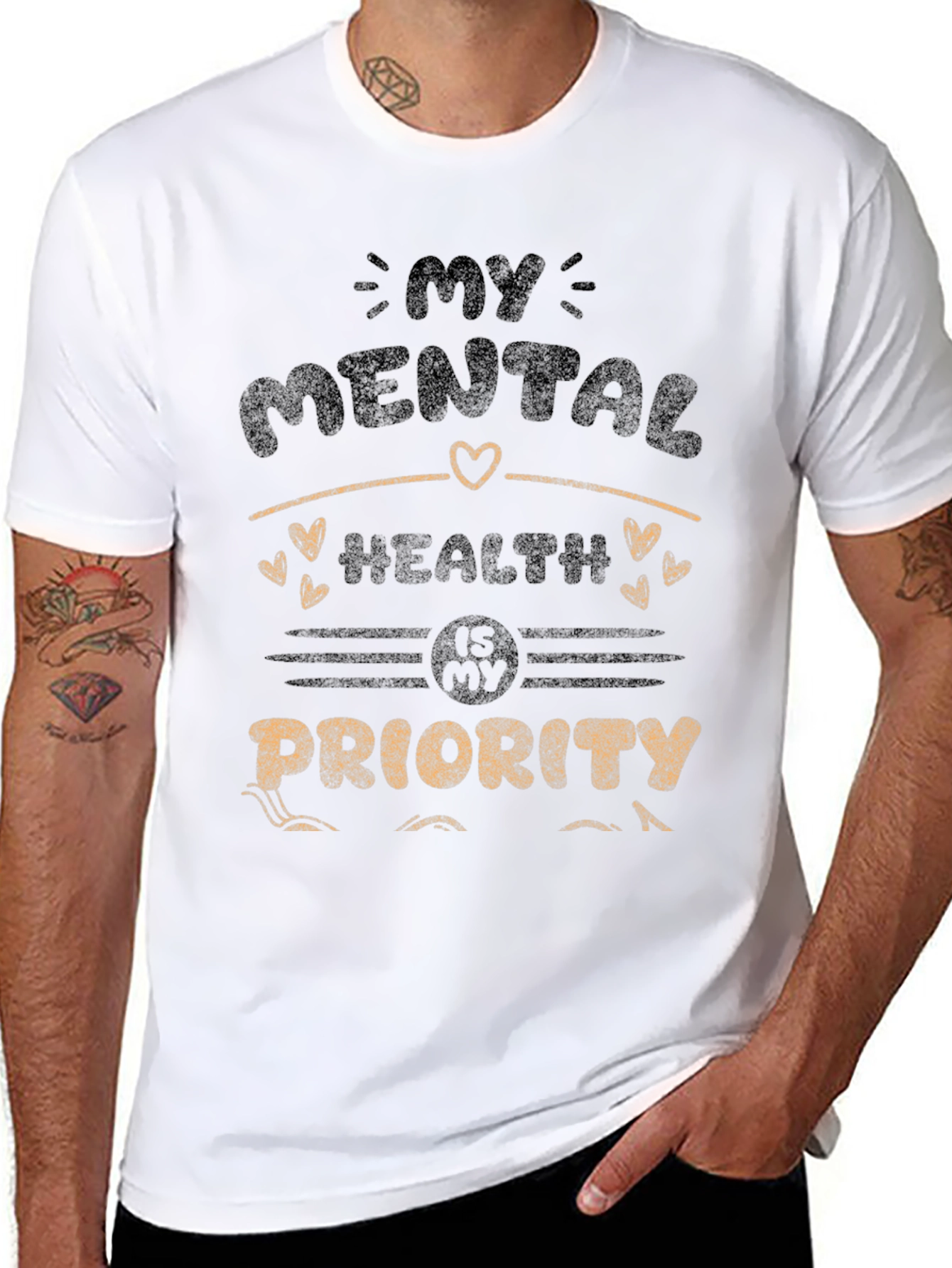 Mental Health Priority Graphic T-Shirt