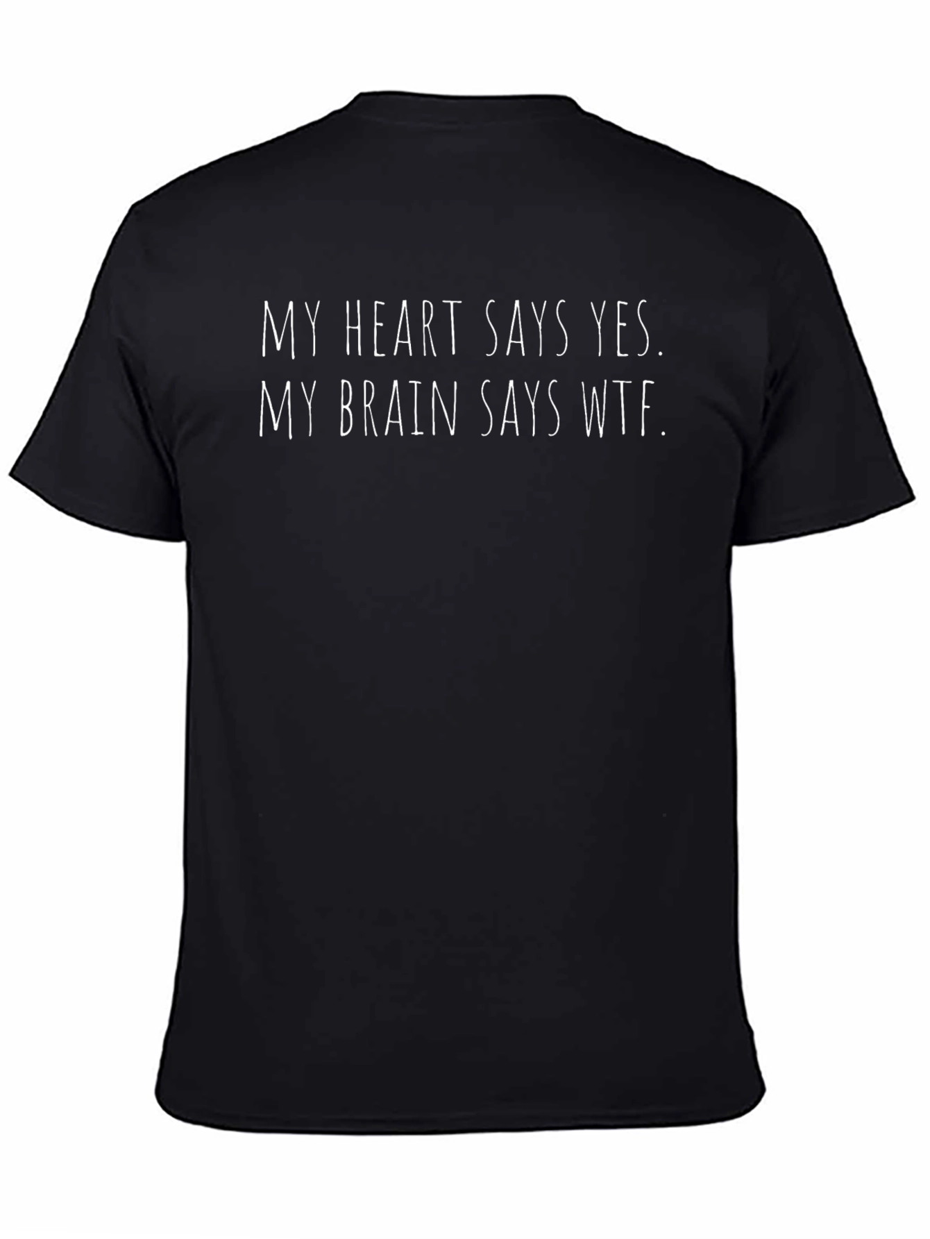 Funny My Heart Says Yes Graphic Tee