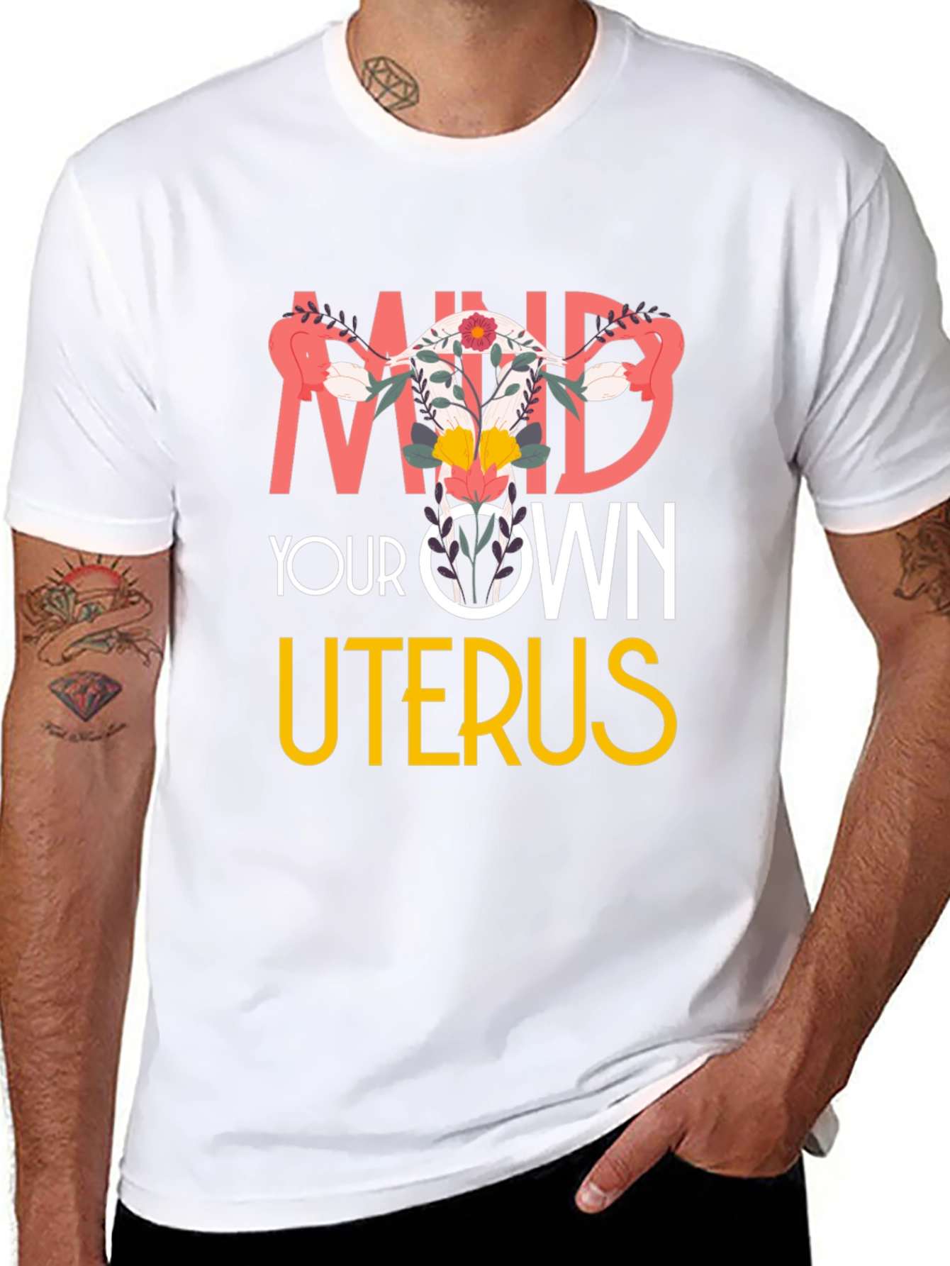 Mind Your Own Uterus Graphic T-Shirt