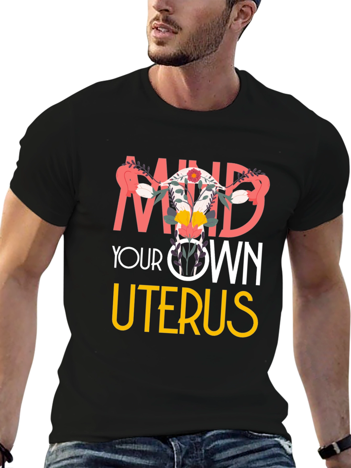 Mind Your Own Uterus Graphic T-Shirt