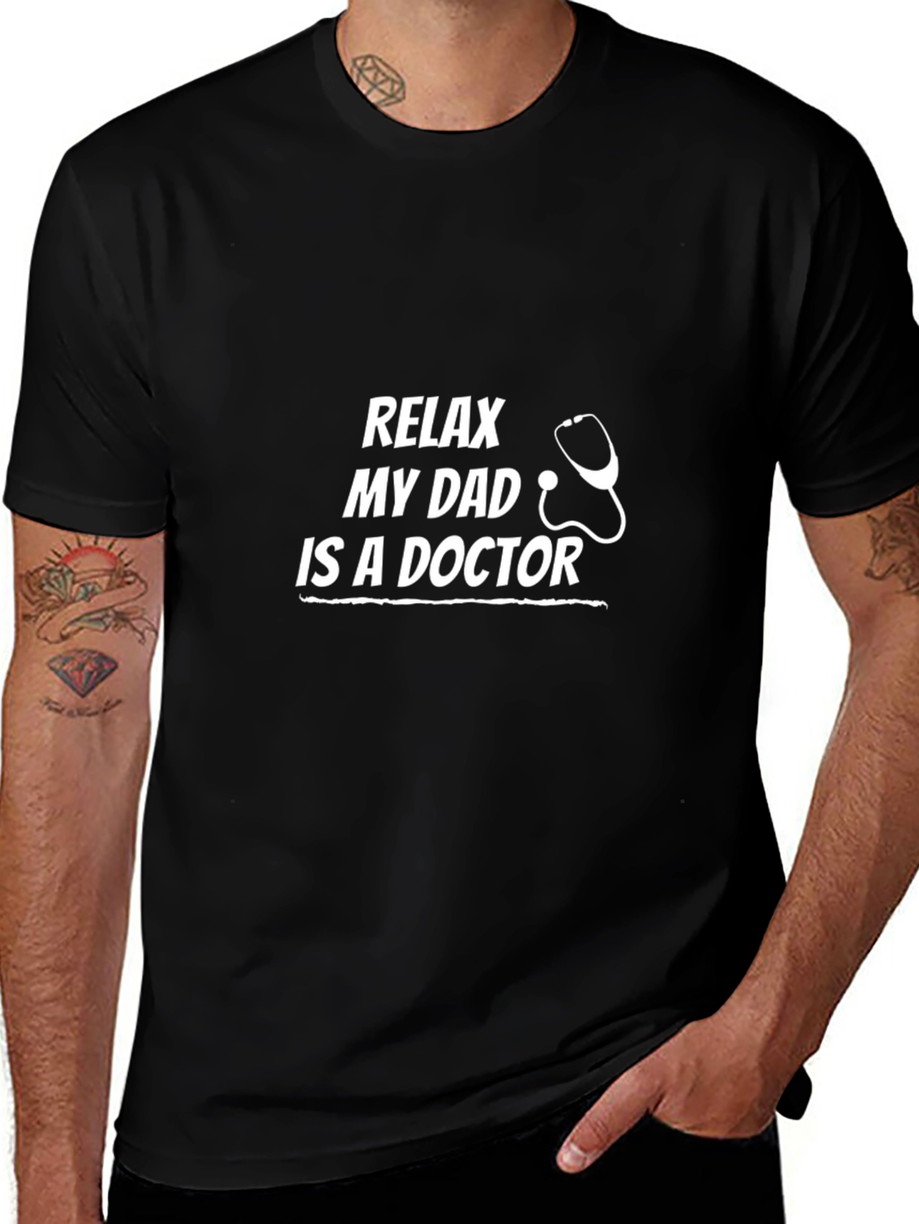 Relax My Dad Is A Doctor T-Shirt