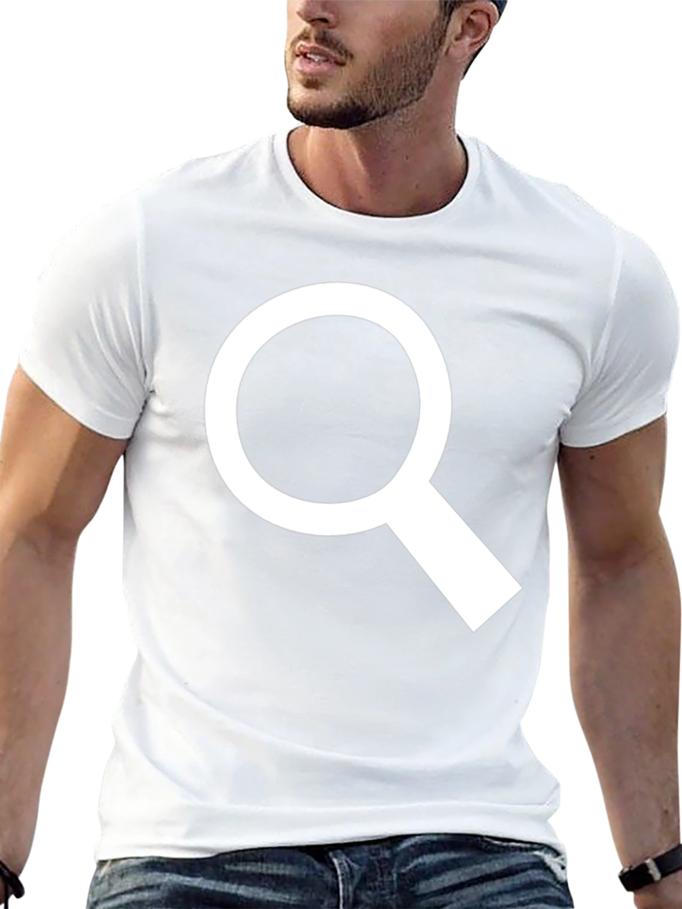 Magnifying Glass Graphic T-Shirt - Search Tee