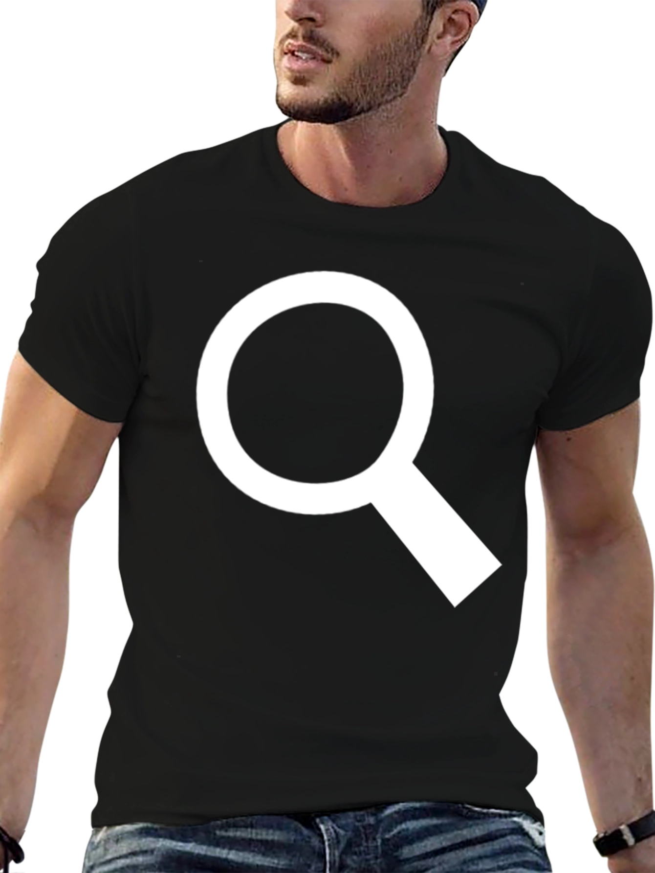 Magnifying Glass Graphic T-Shirt - Search Tee