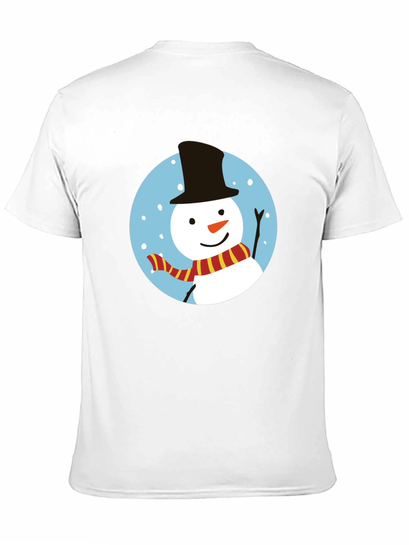 Festive Snowman Graphic Tee - Holiday Cheer