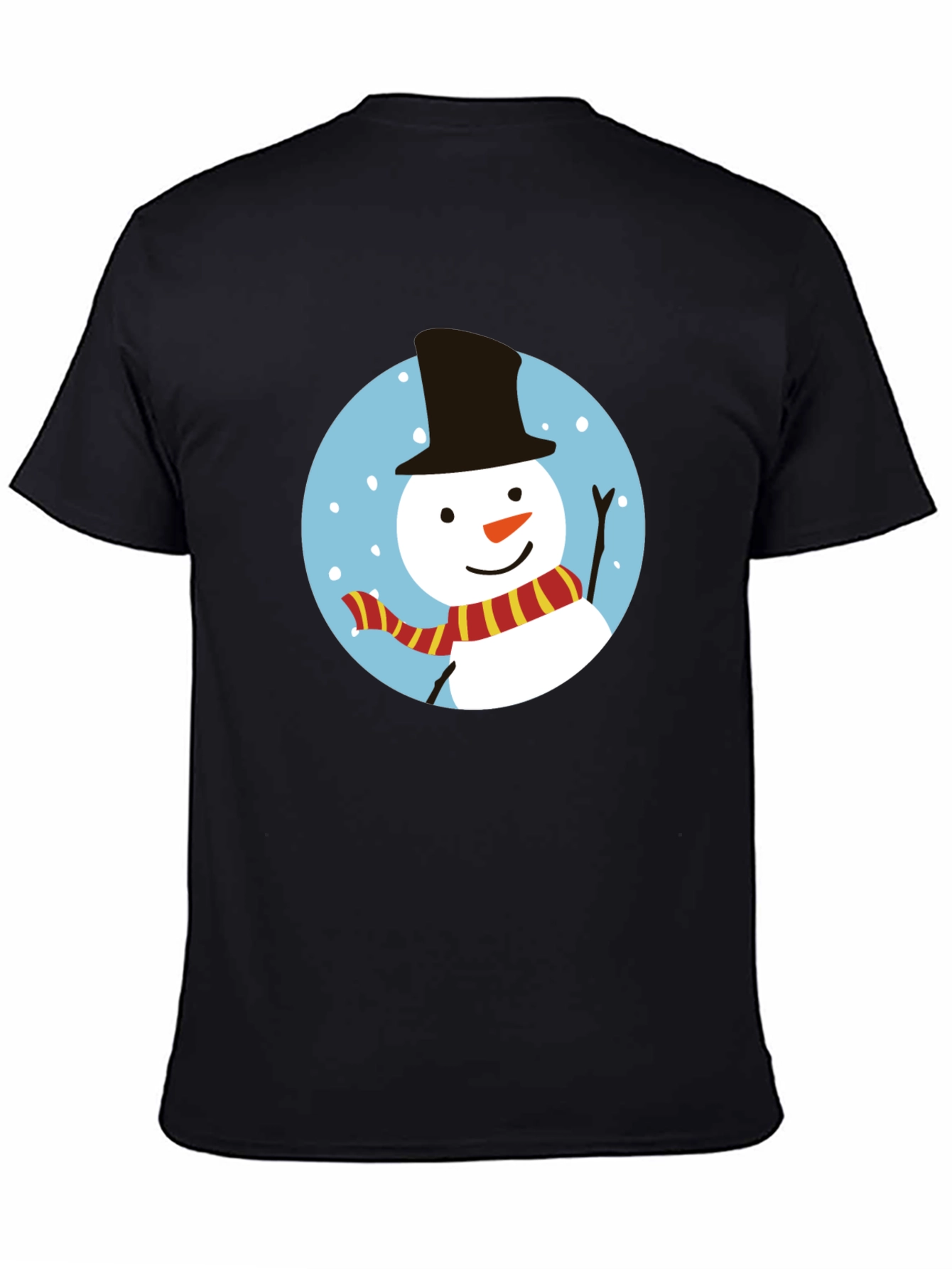 Festive Snowman Graphic Tee - Holiday Cheer