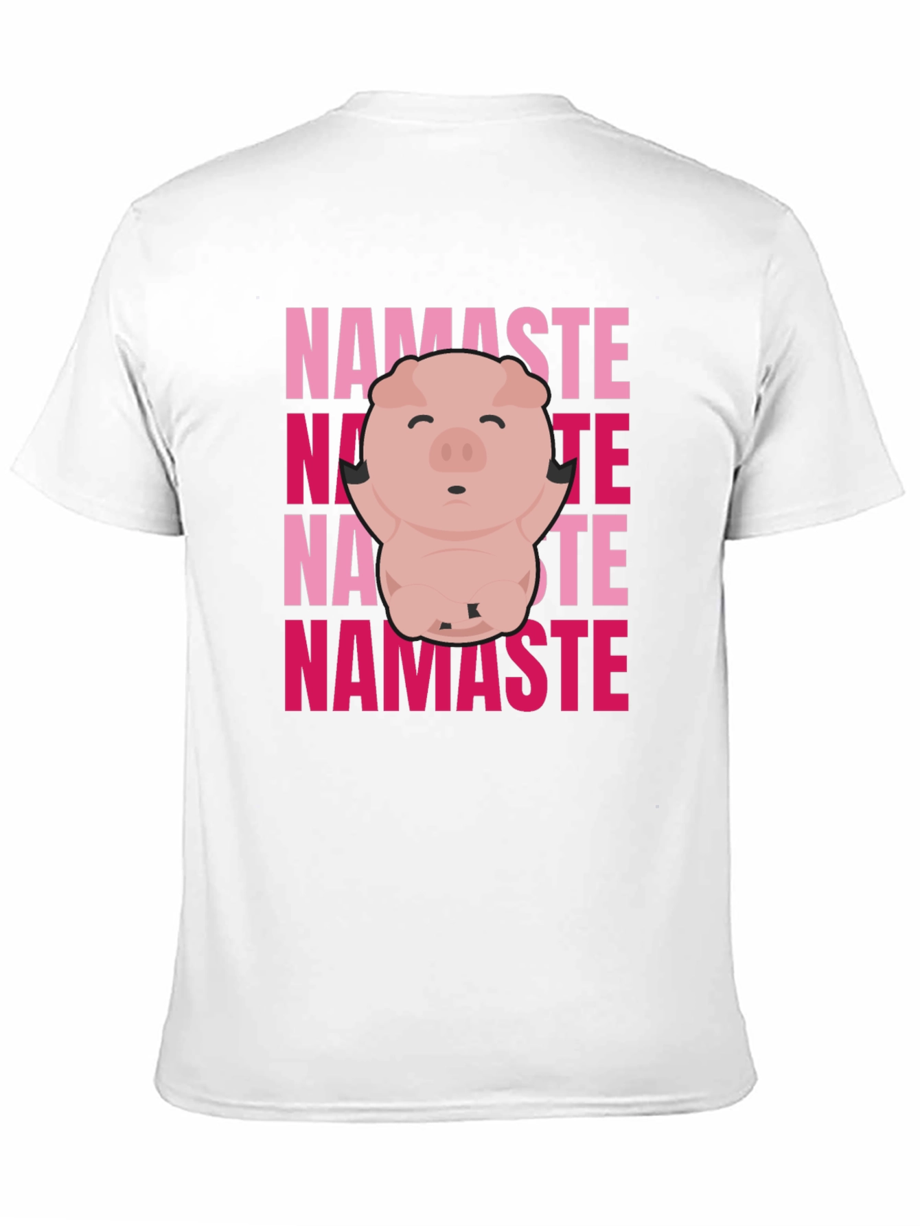 Namaste Pig Graphic Tee - Yoga Animal Shirt