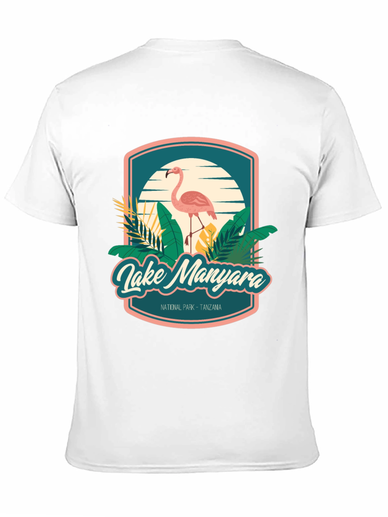Lake Manyara Tanzania Flamingo Graphic T-Shirt