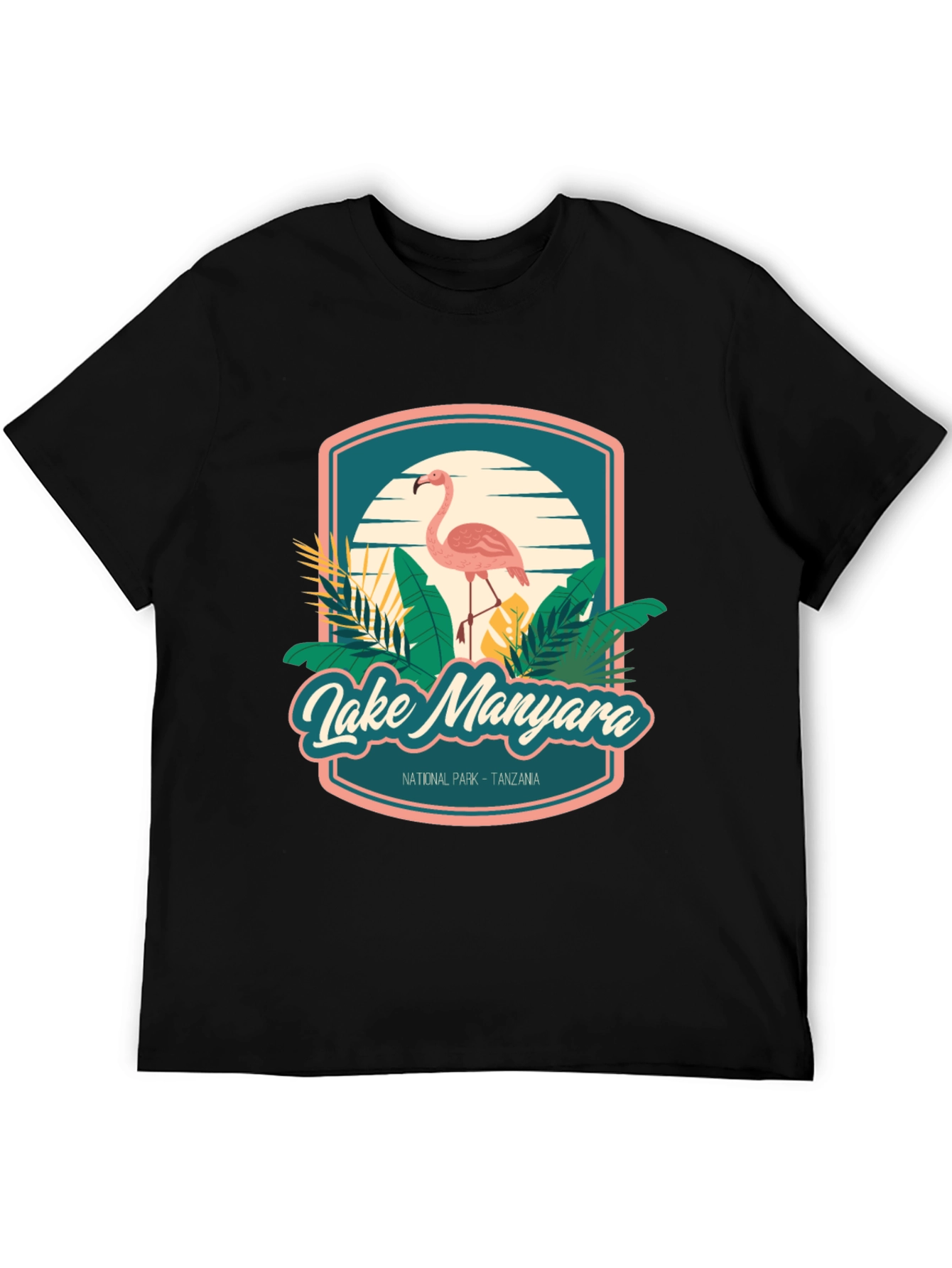 Lake Manyara Tanzania Flamingo Graphic T-Shirt