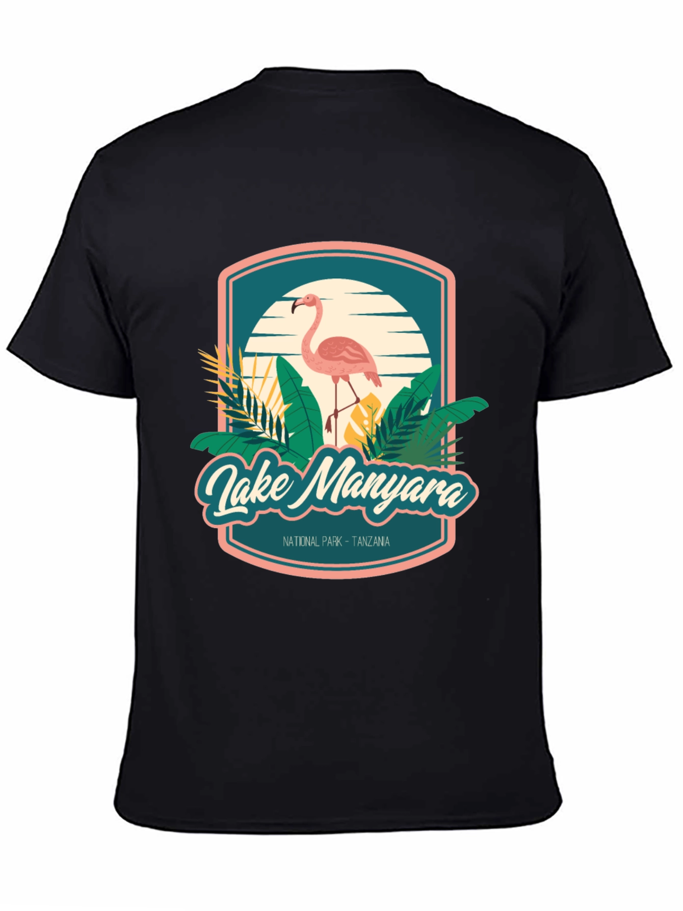 Lake Manyara Tanzania Flamingo Graphic T-Shirt