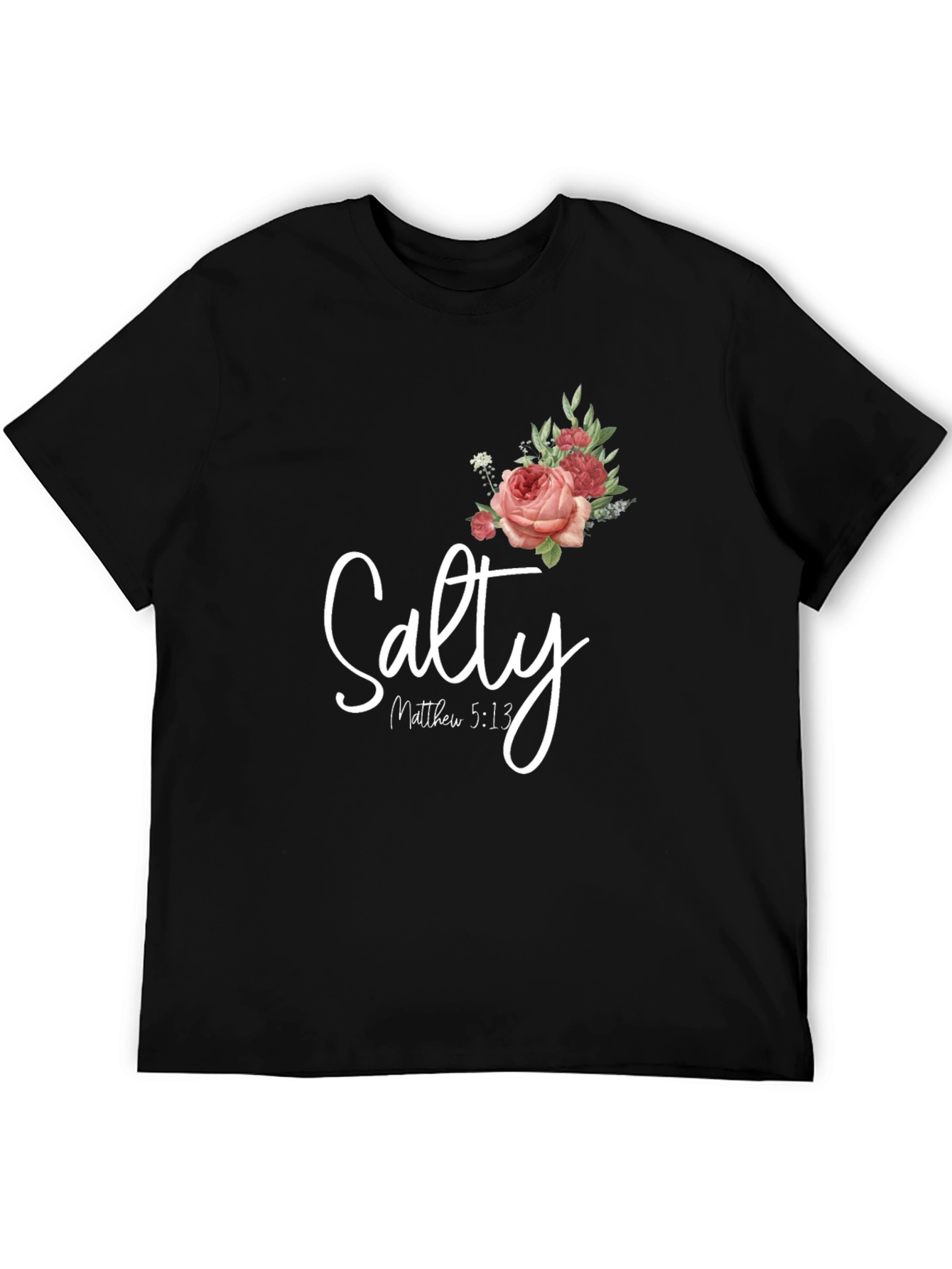 Salty Matthew 5:13 Floral Graphic T-Shirt