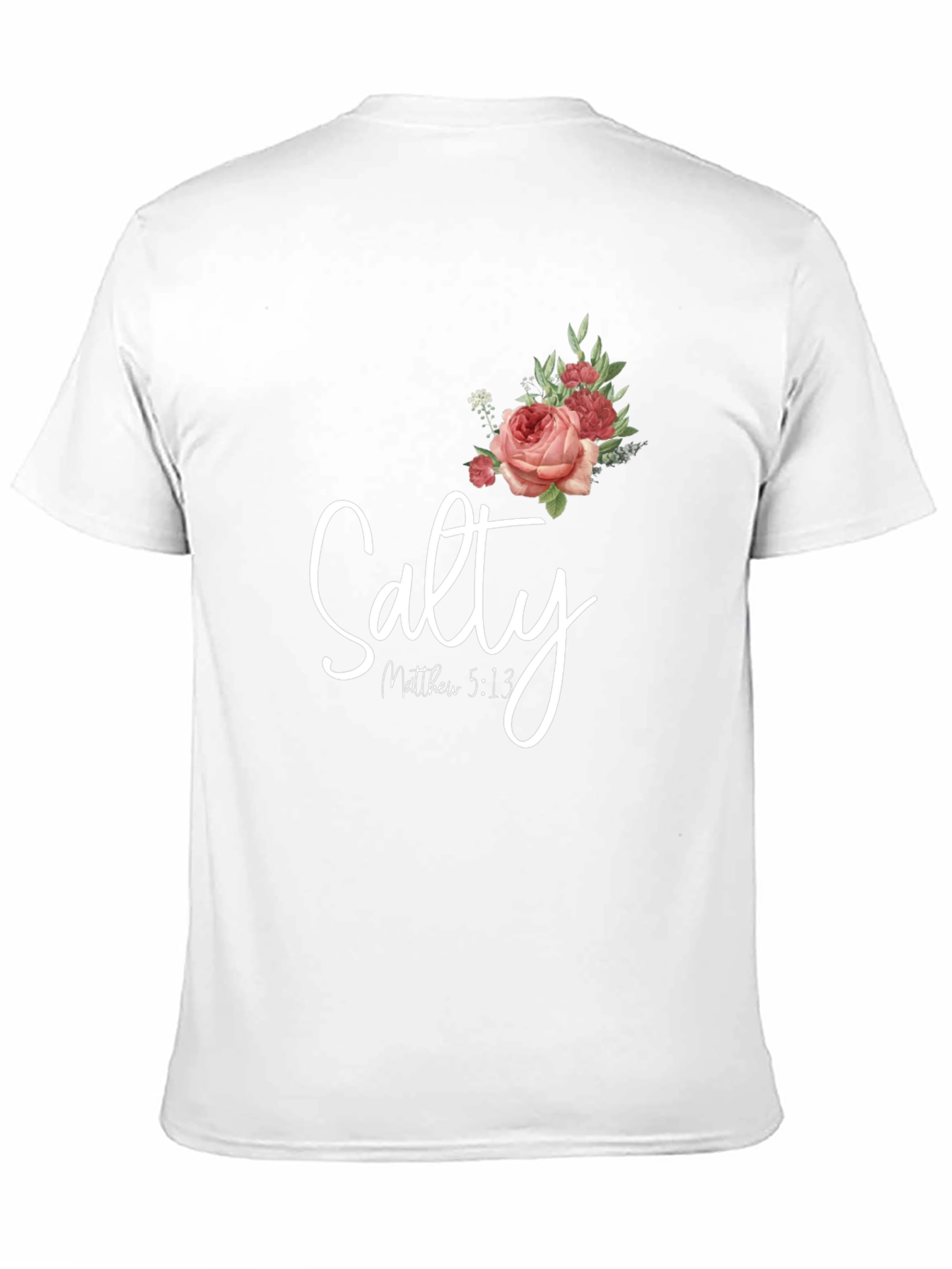 Salty Matthew 5:13 Floral Graphic T-Shirt