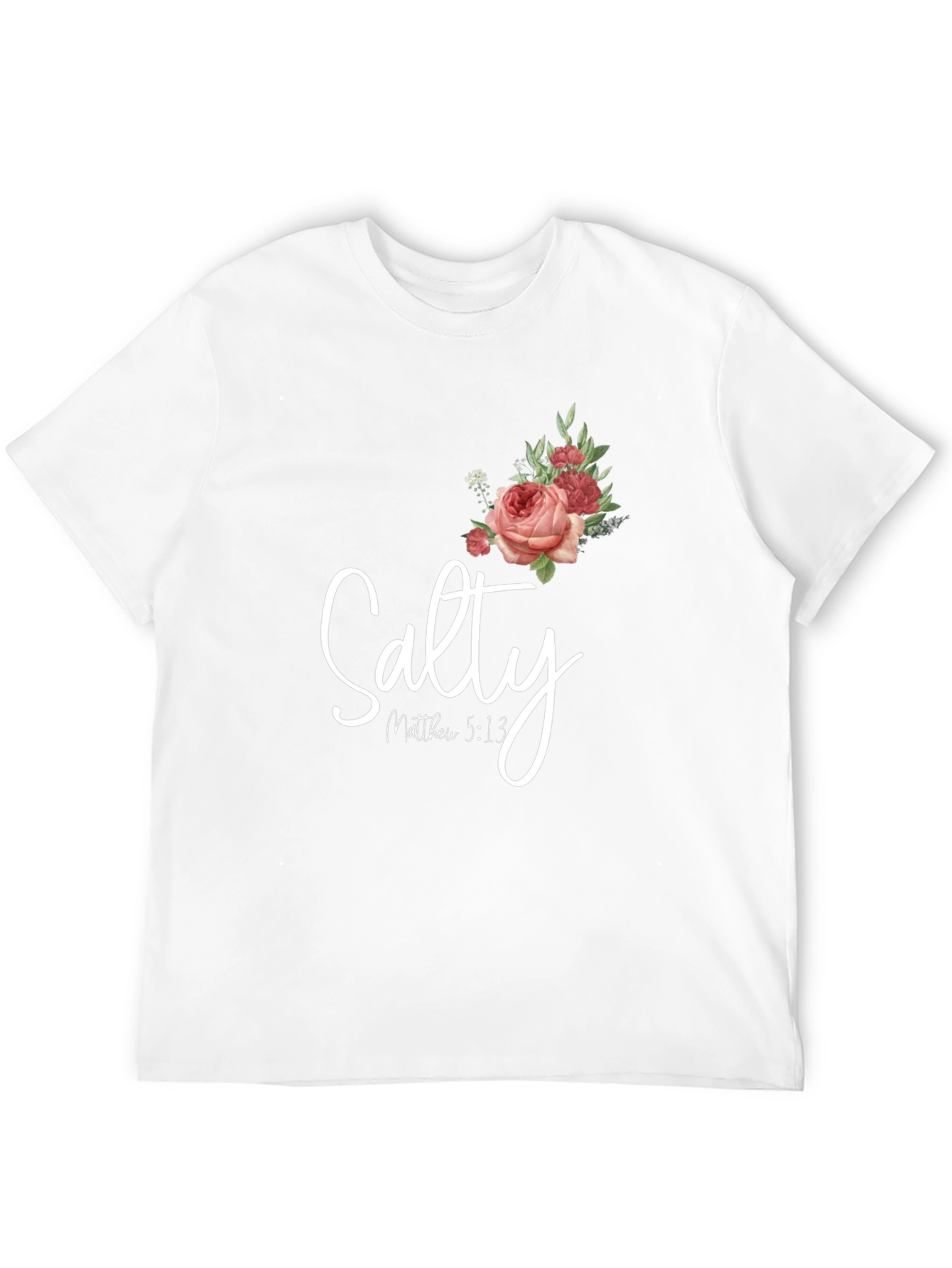 Salty Matthew 5:13 Floral Graphic T-Shirt