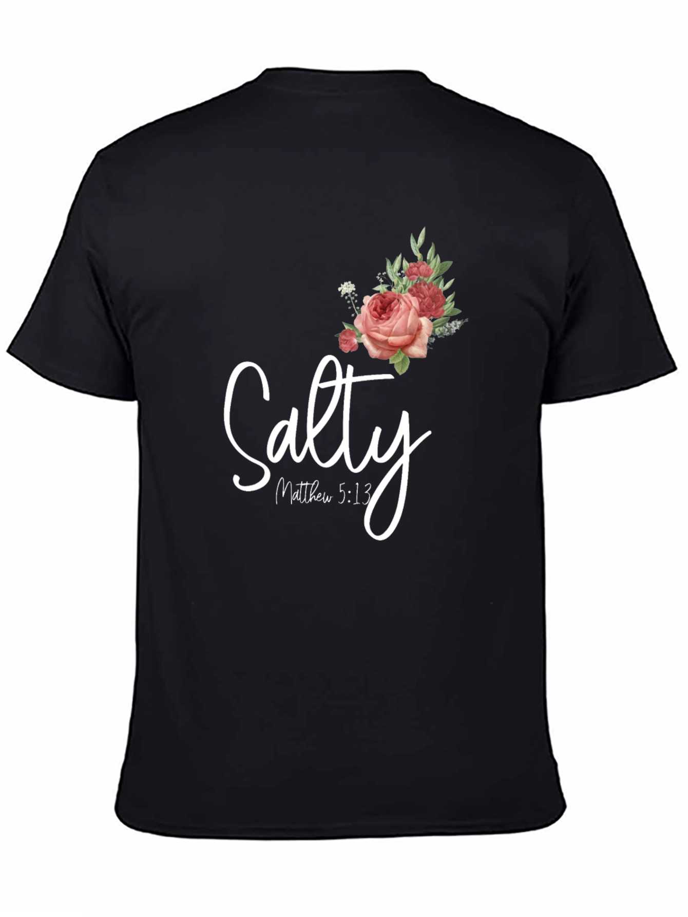 Salty Matthew 5:13 Floral Graphic T-Shirt
