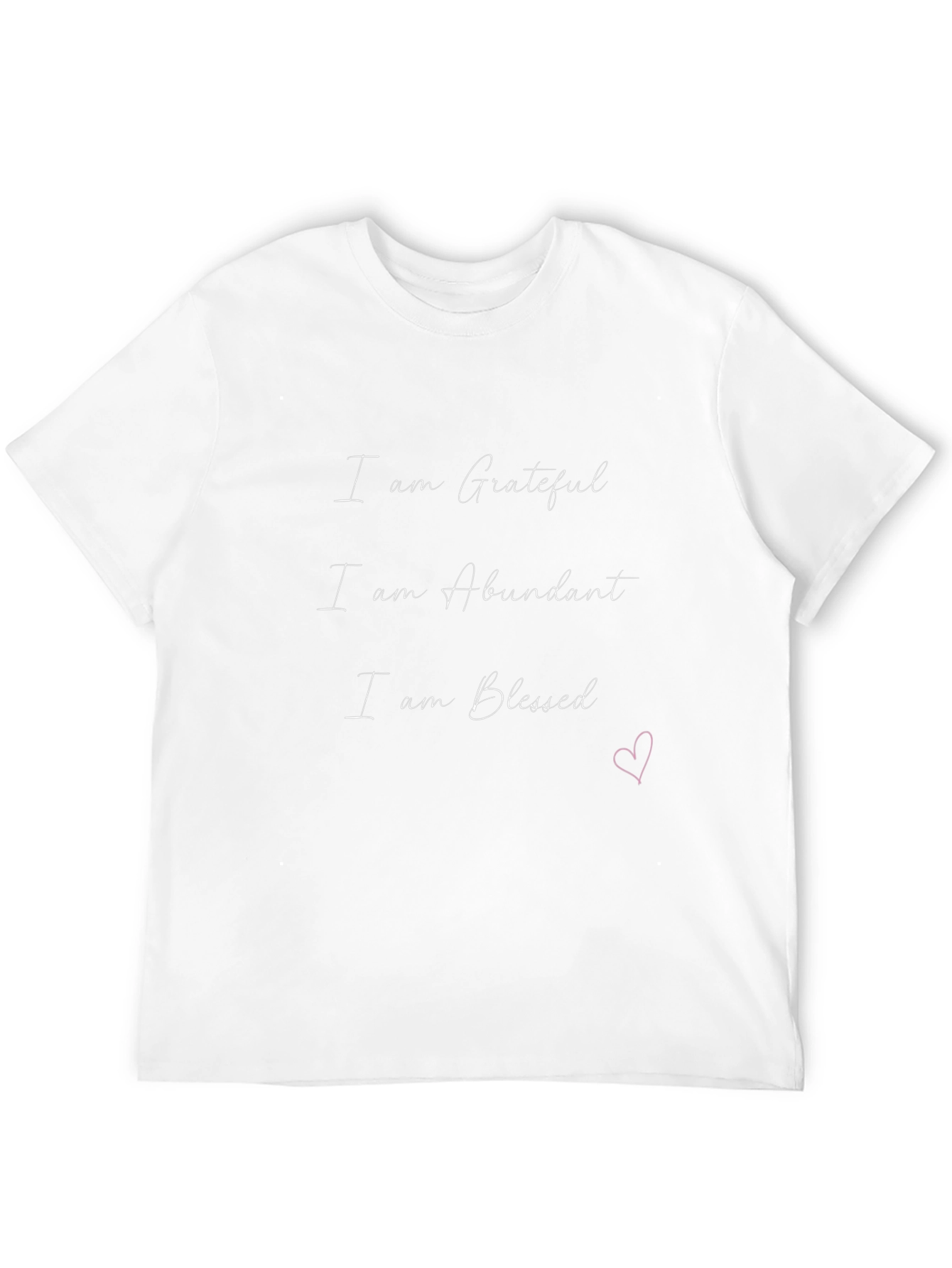 Grateful Abundant Blessed Black T-Shirt