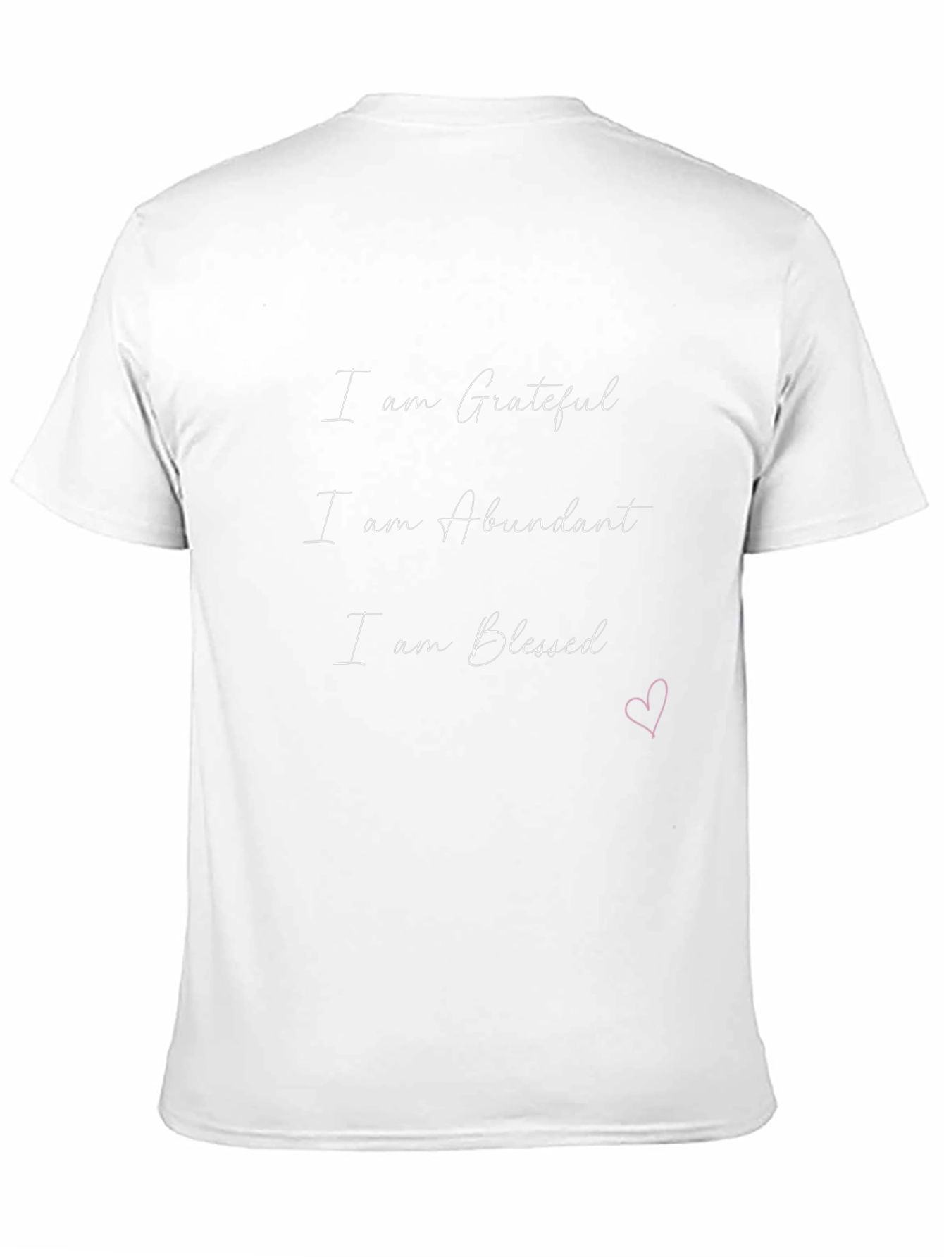 Grateful Abundant Blessed Black T-Shirt