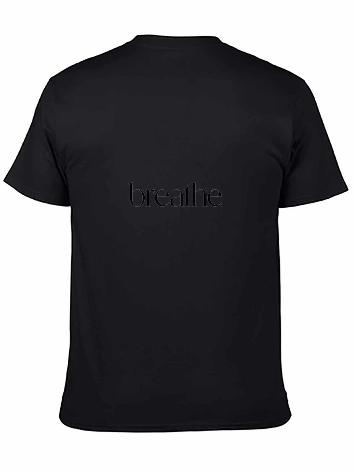 Minimalist Breathe Black T-Shirt