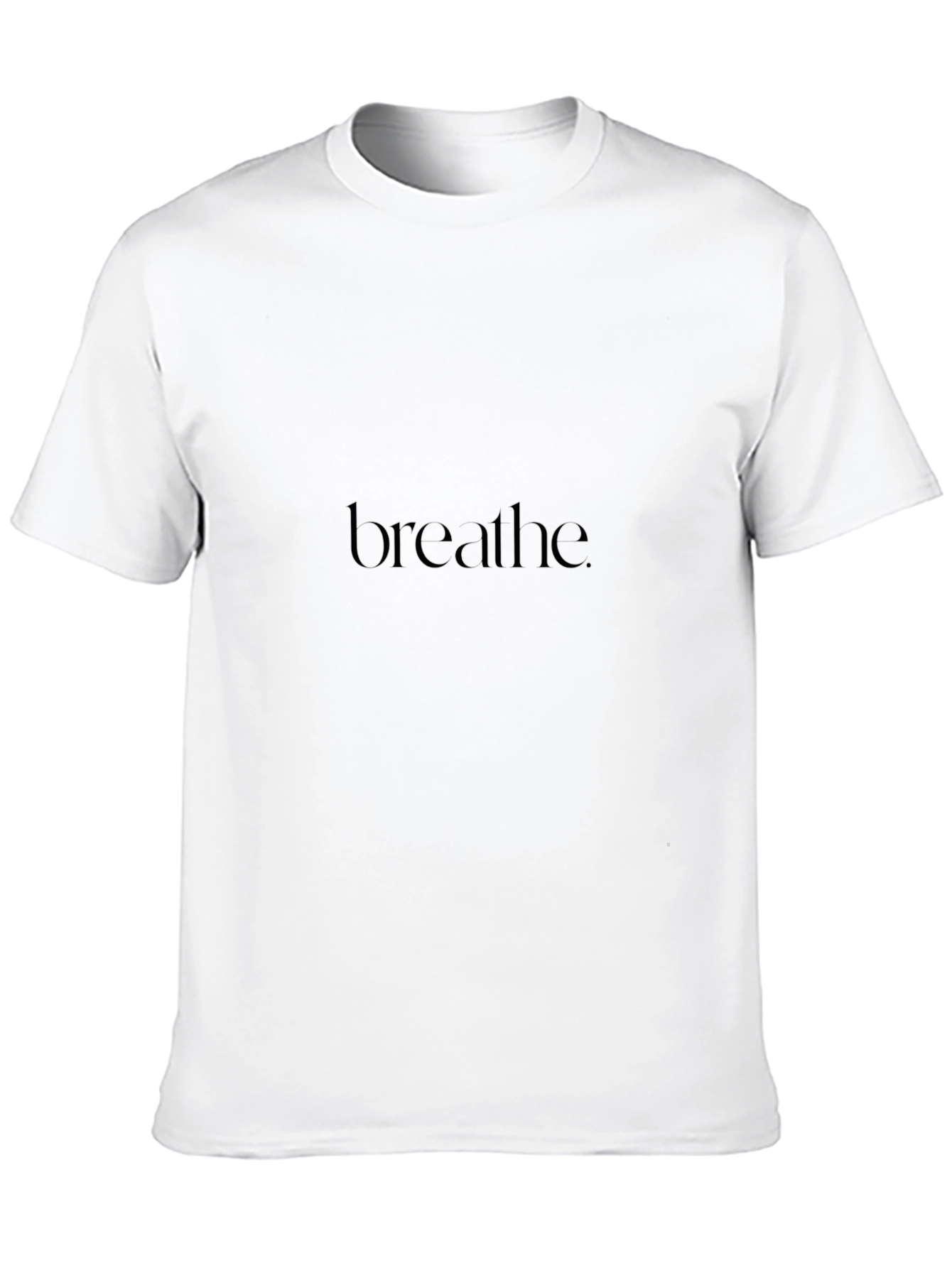 Minimalist Breathe Black T-Shirt