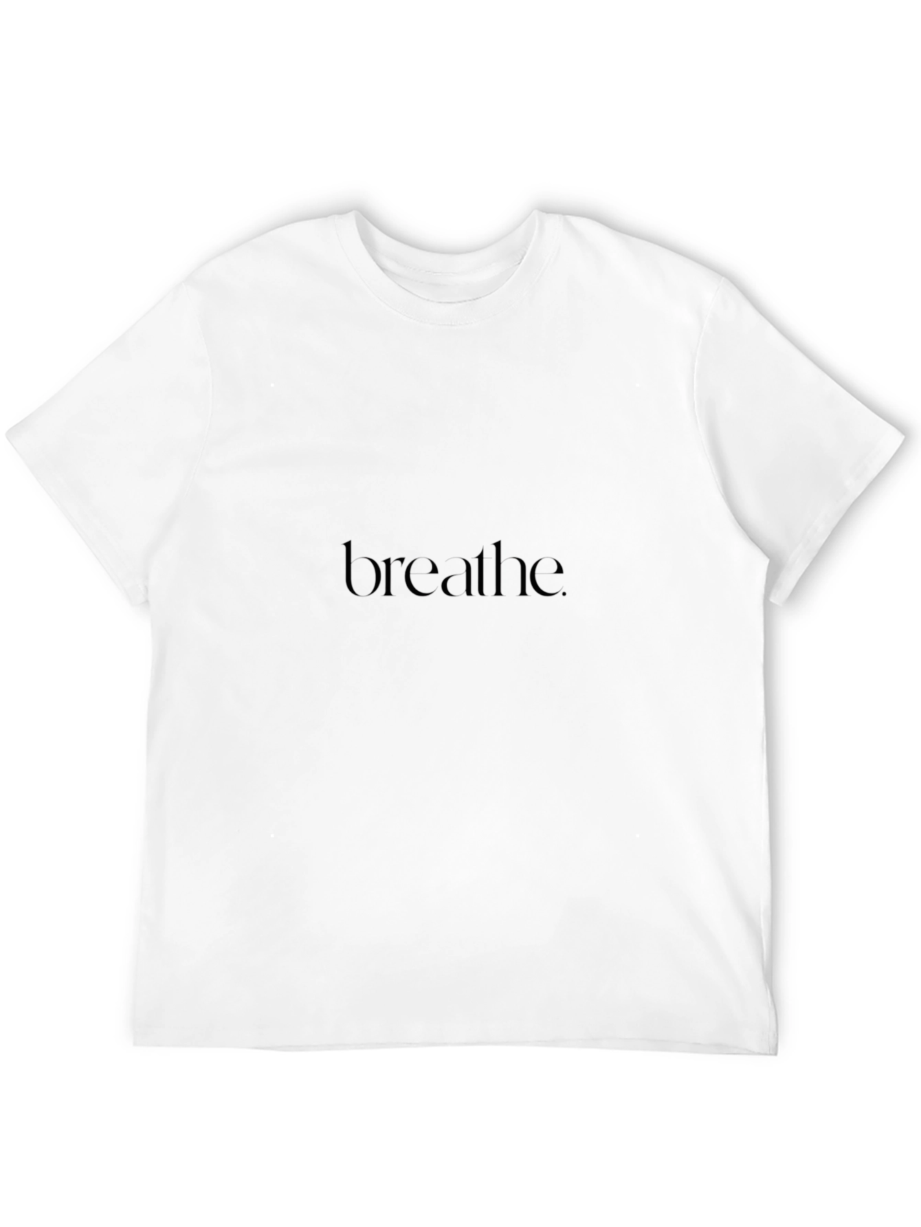 Minimalist Breathe Black T-Shirt