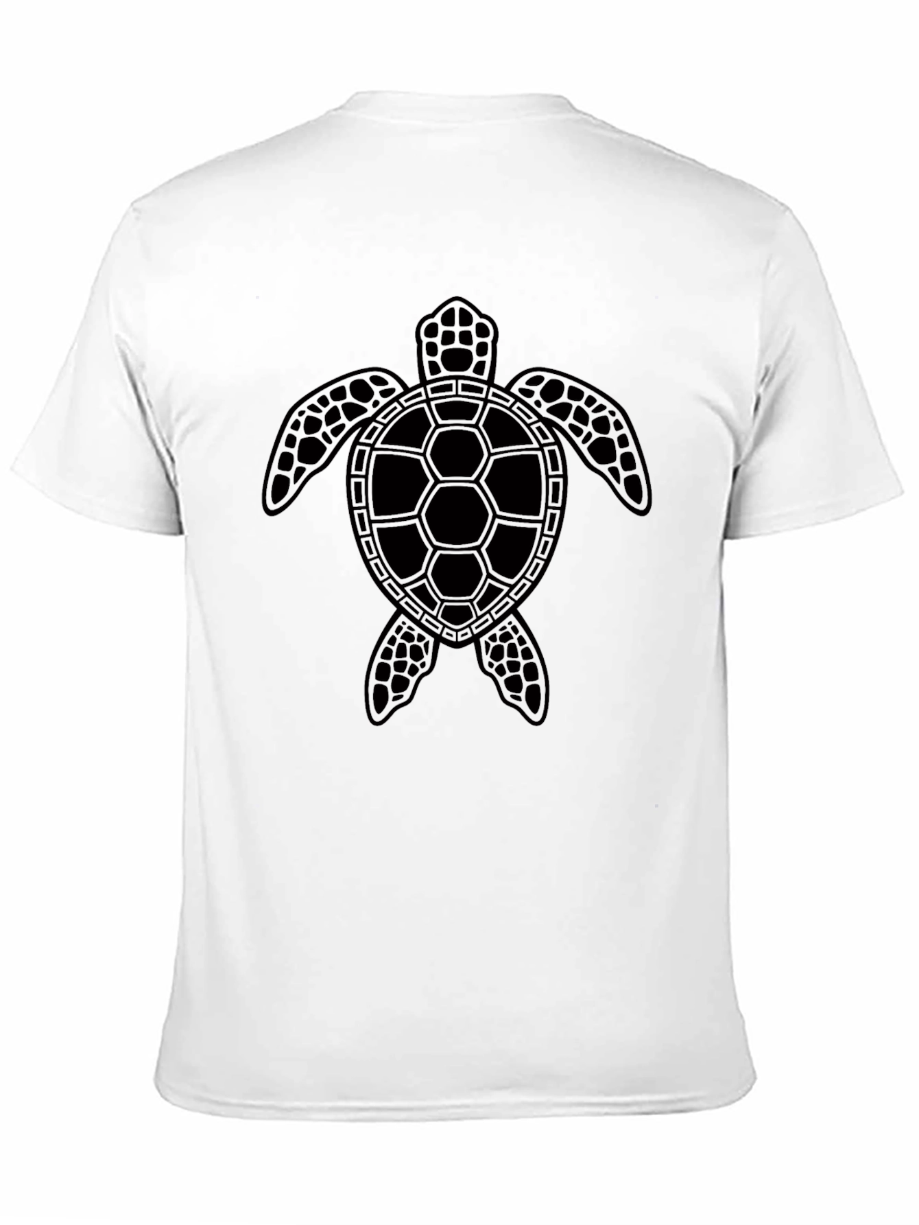 Sea Turtle Graphic Tee - Black