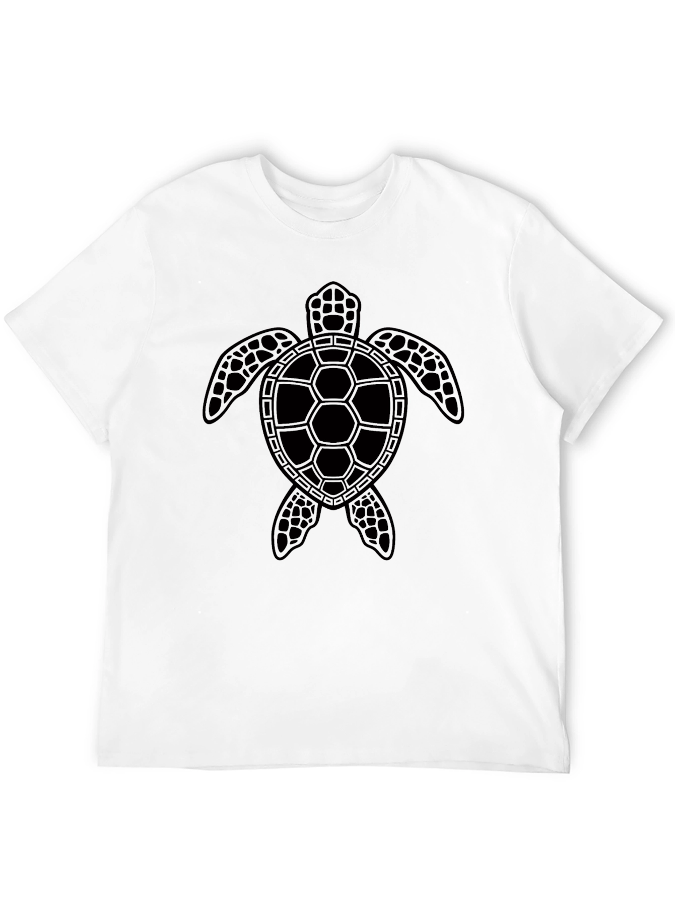 Sea Turtle Graphic Tee - Black