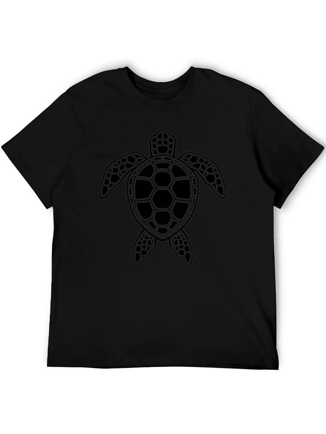 Sea Turtle Graphic Tee - Black