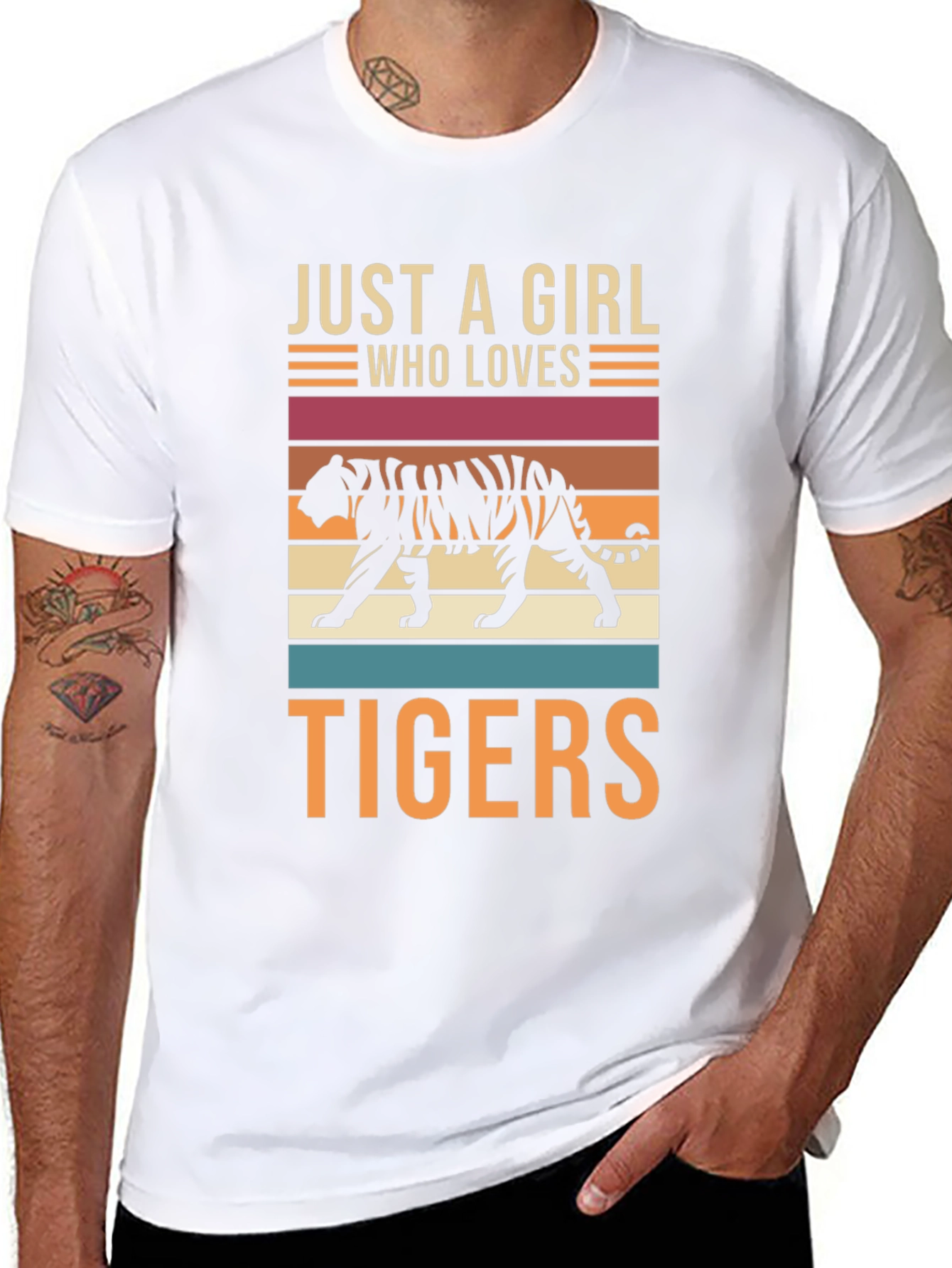 Just a Girl Who Loves Tigers T-Shirt