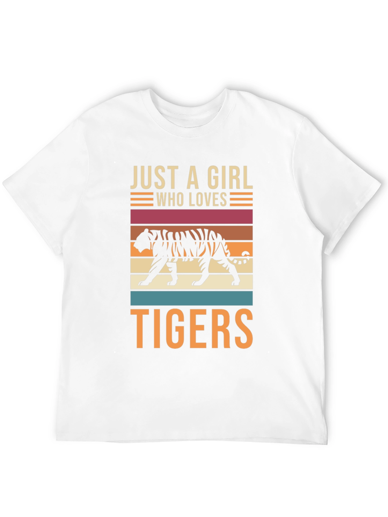 Just a Girl Who Loves Tigers T-Shirt