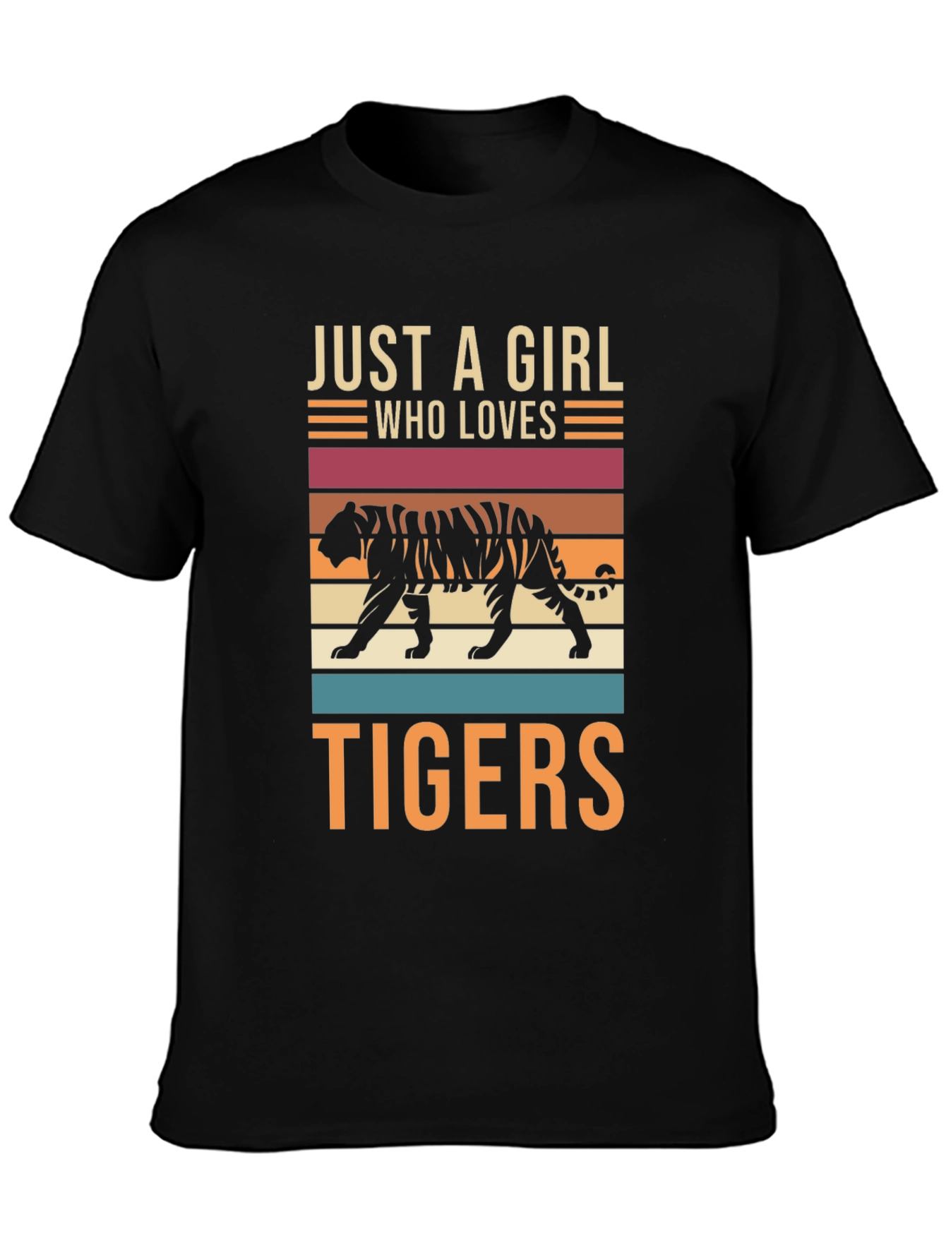 Just a Girl Who Loves Tigers T-Shirt