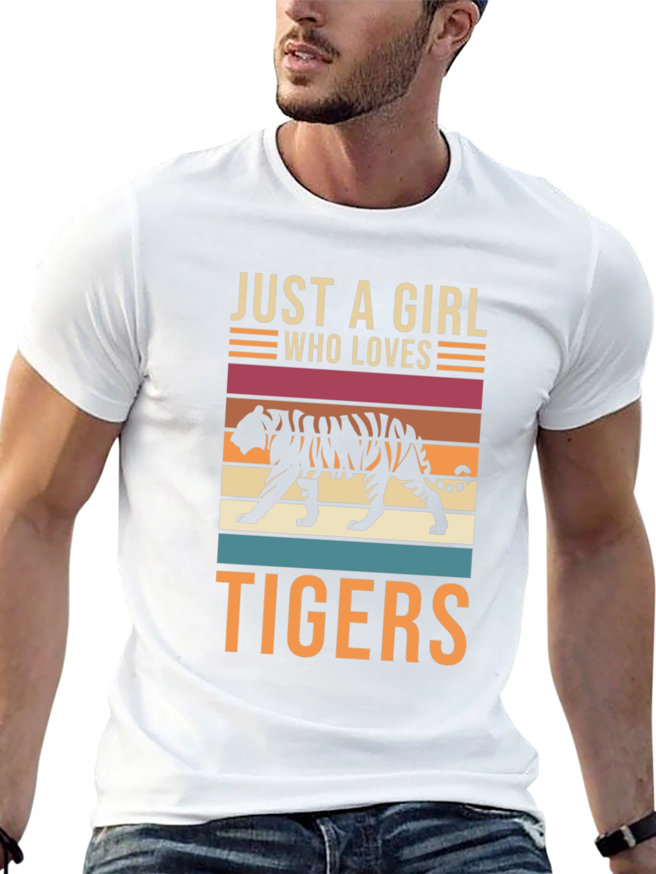 Just a Girl Who Loves Tigers T-Shirt