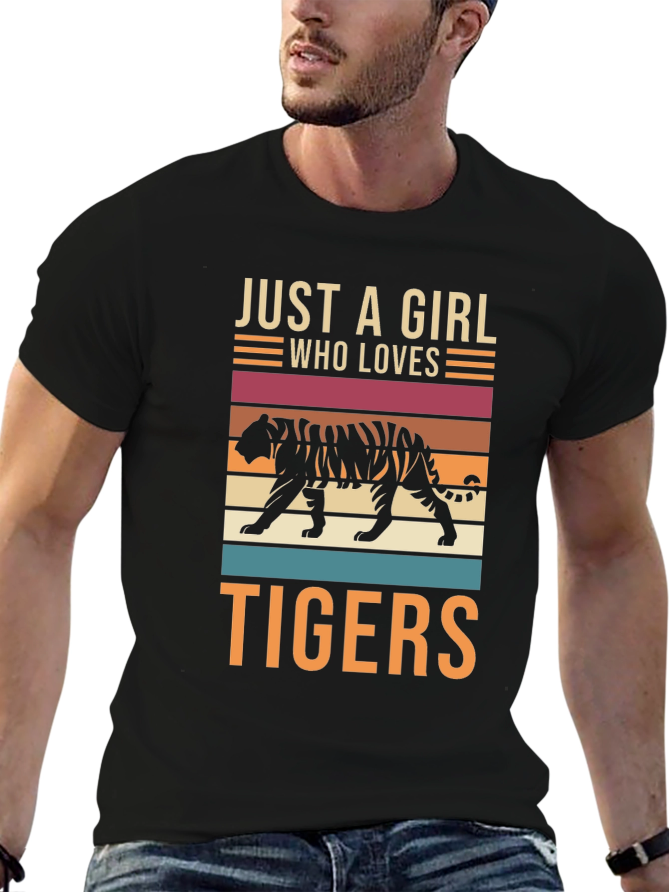 Just a Girl Who Loves Tigers T-Shirt