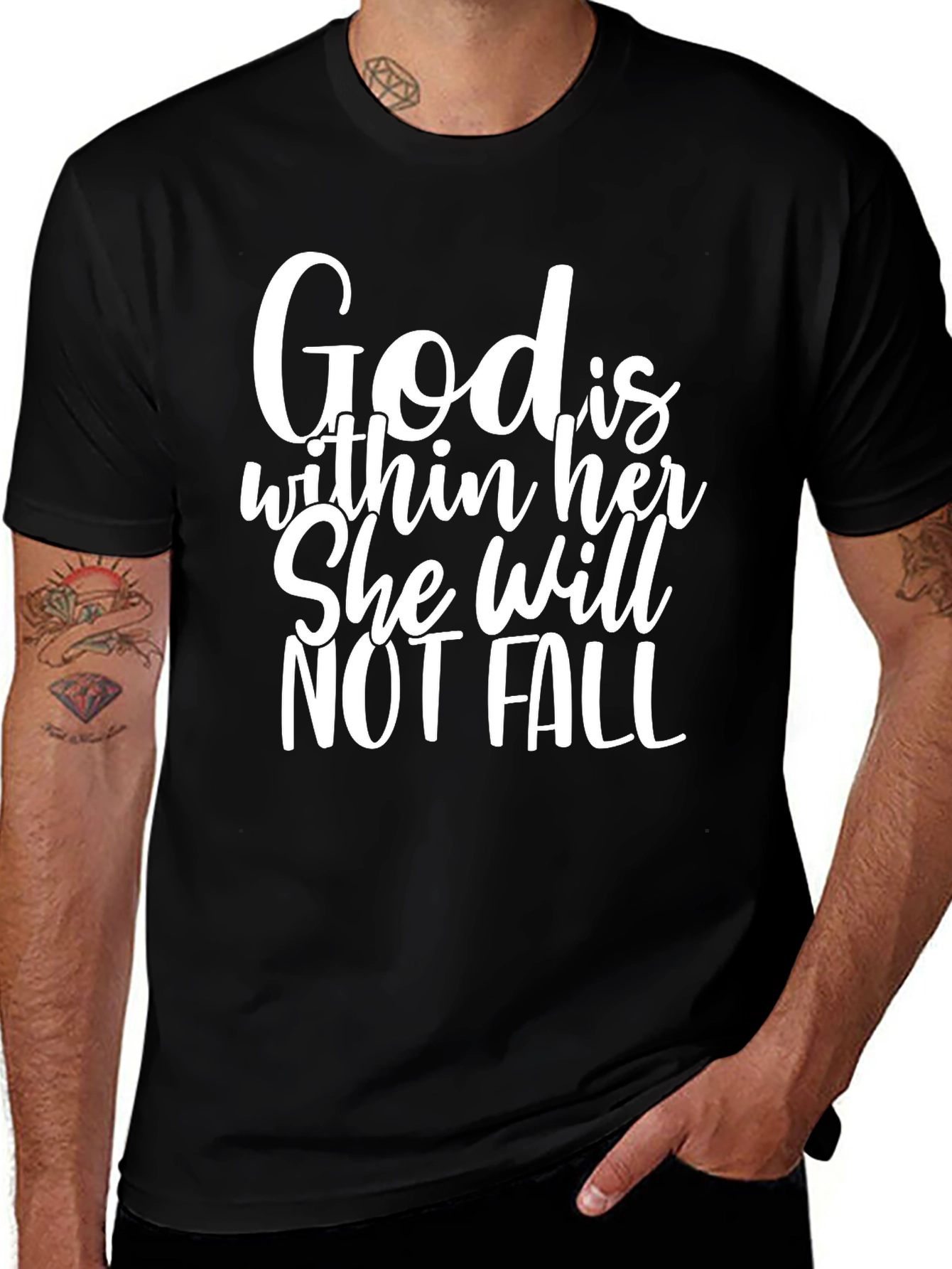 God Within Her T-Shirt - Inspirational Christian Tee