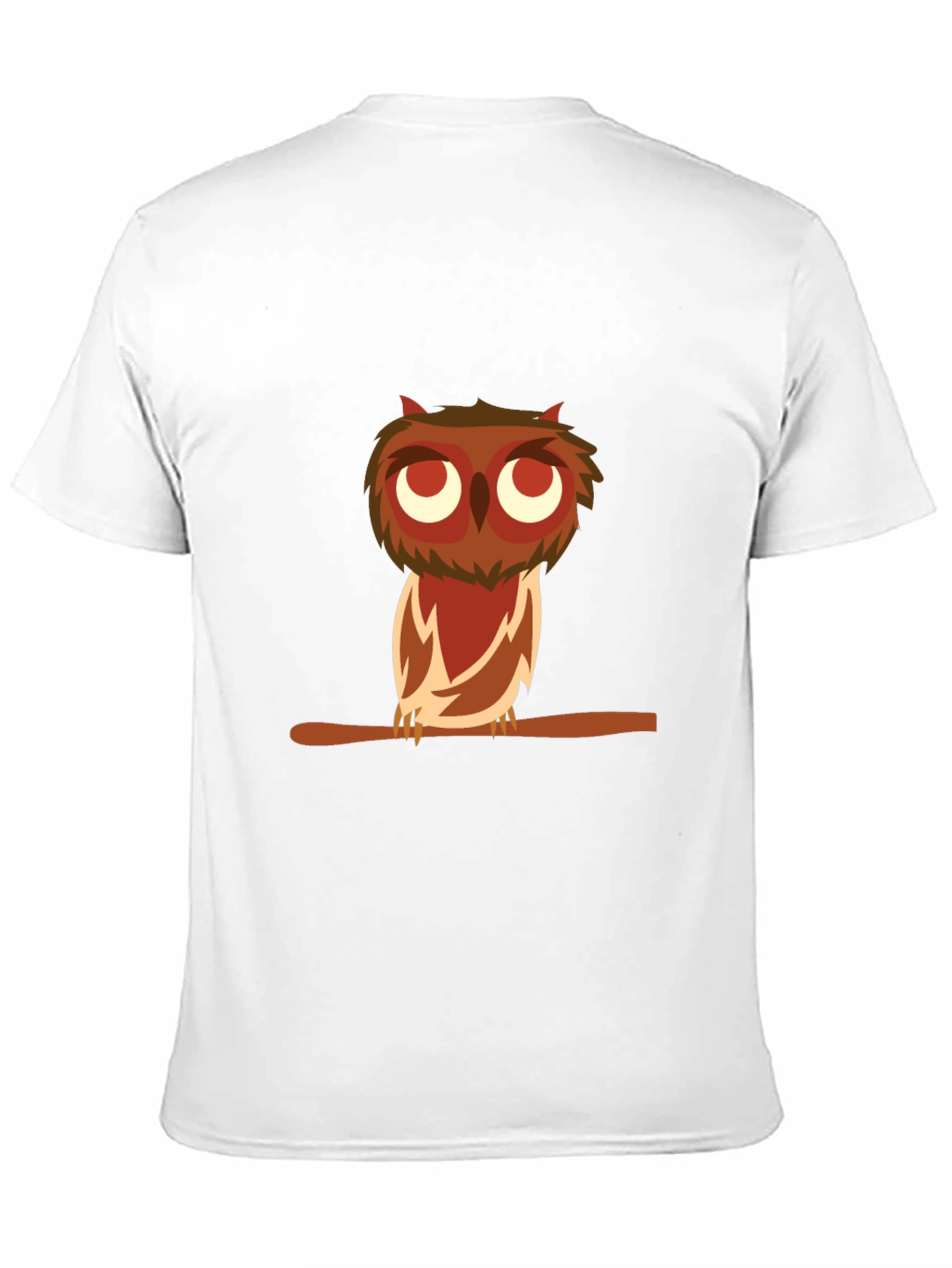 Owl Graphic Black Tee