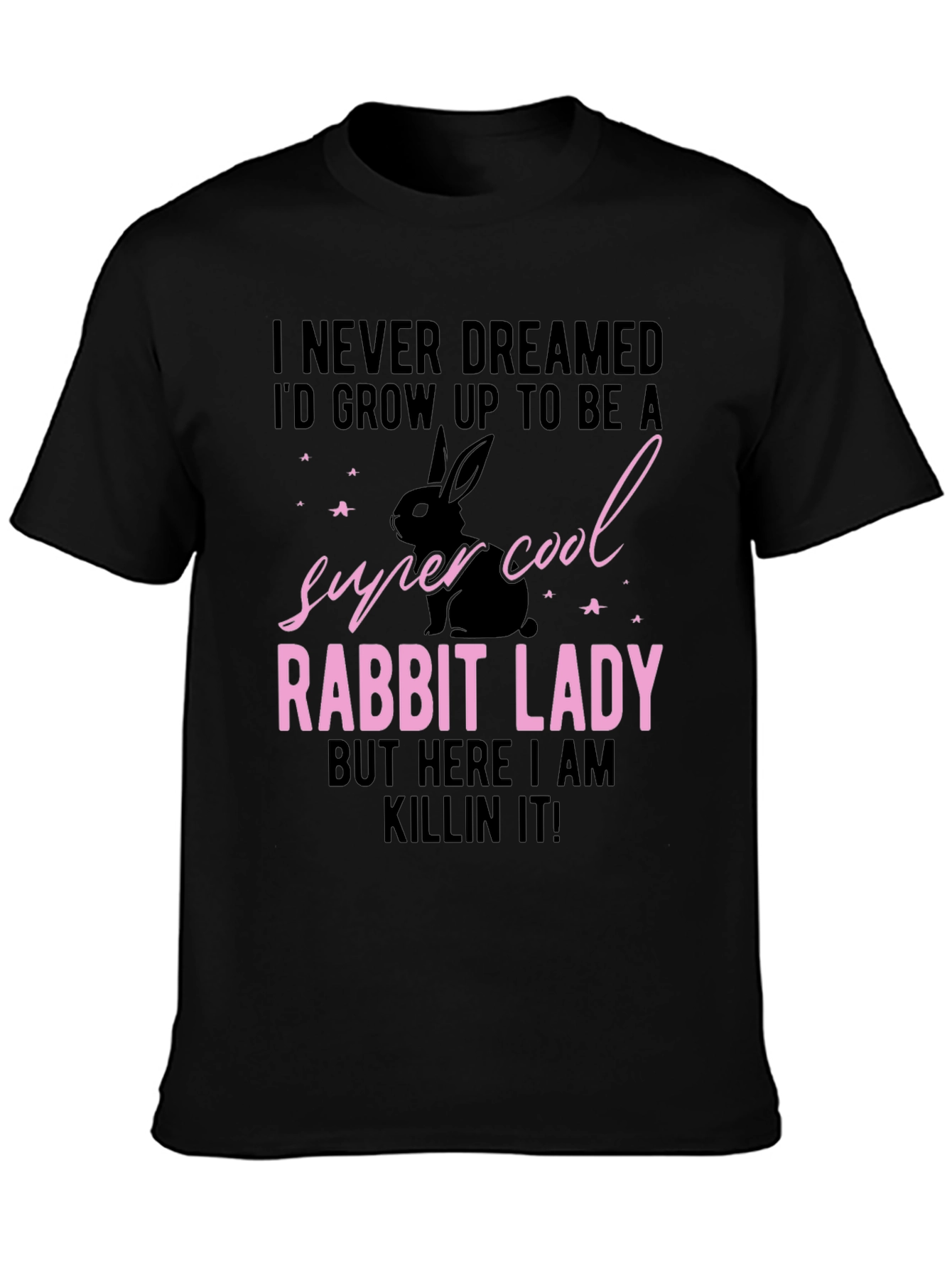 Super Cool Rabbit Lady T-Shirt