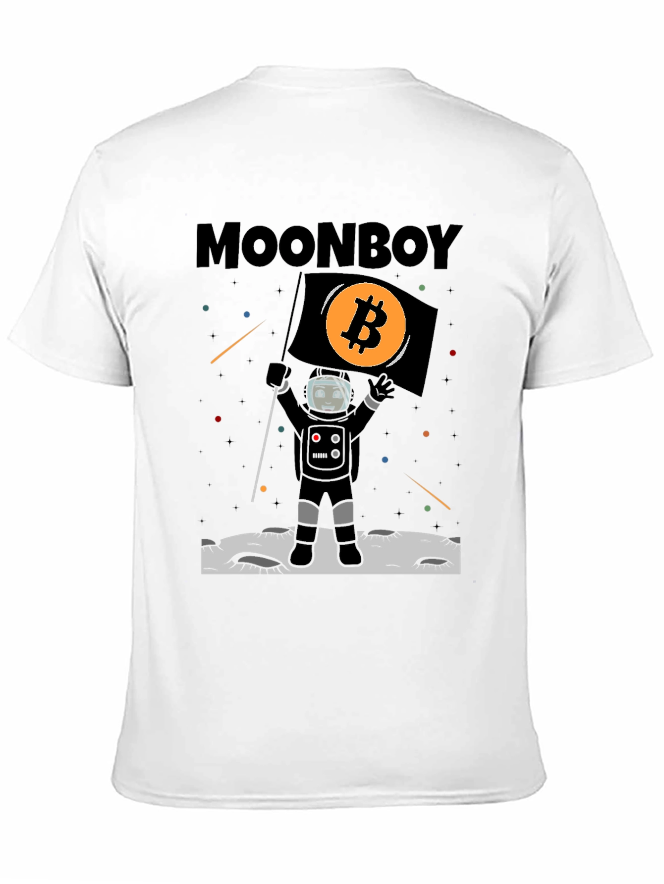 Bitcoin Moonboy T-Shirt Crypto Astronaut Tee