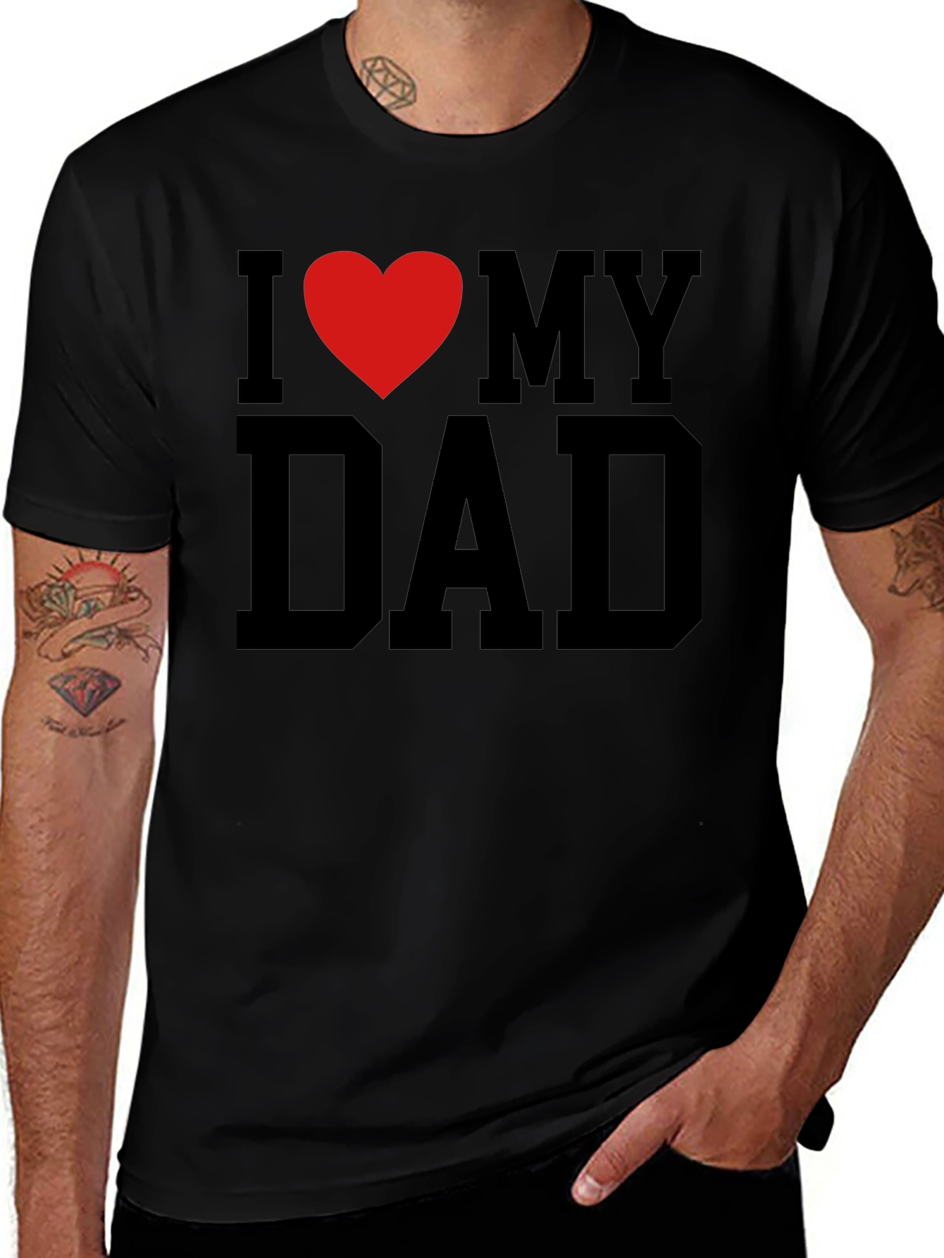 I Love My Dad Graphic T-Shirt