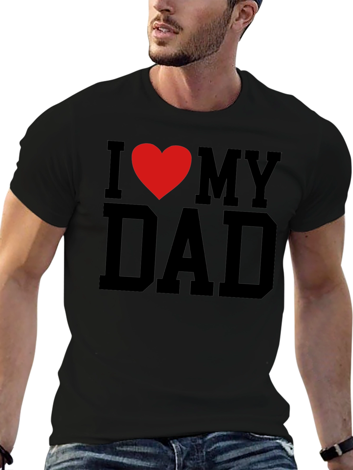 I Love My Dad Graphic T-Shirt