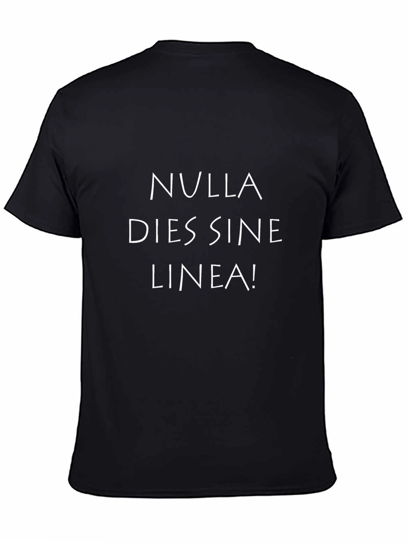 Nulla Dies Sine Linea Black T-Shirt