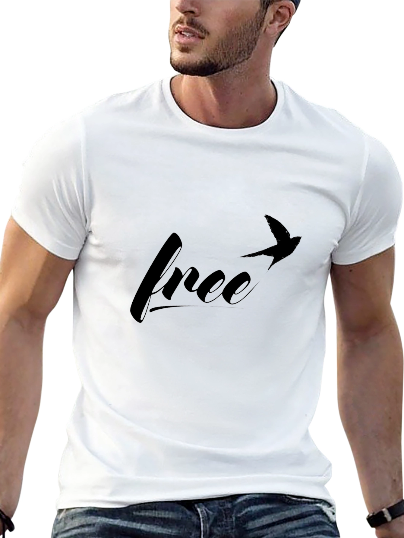 Free Bird T-Shirt: Stylish Black Tee