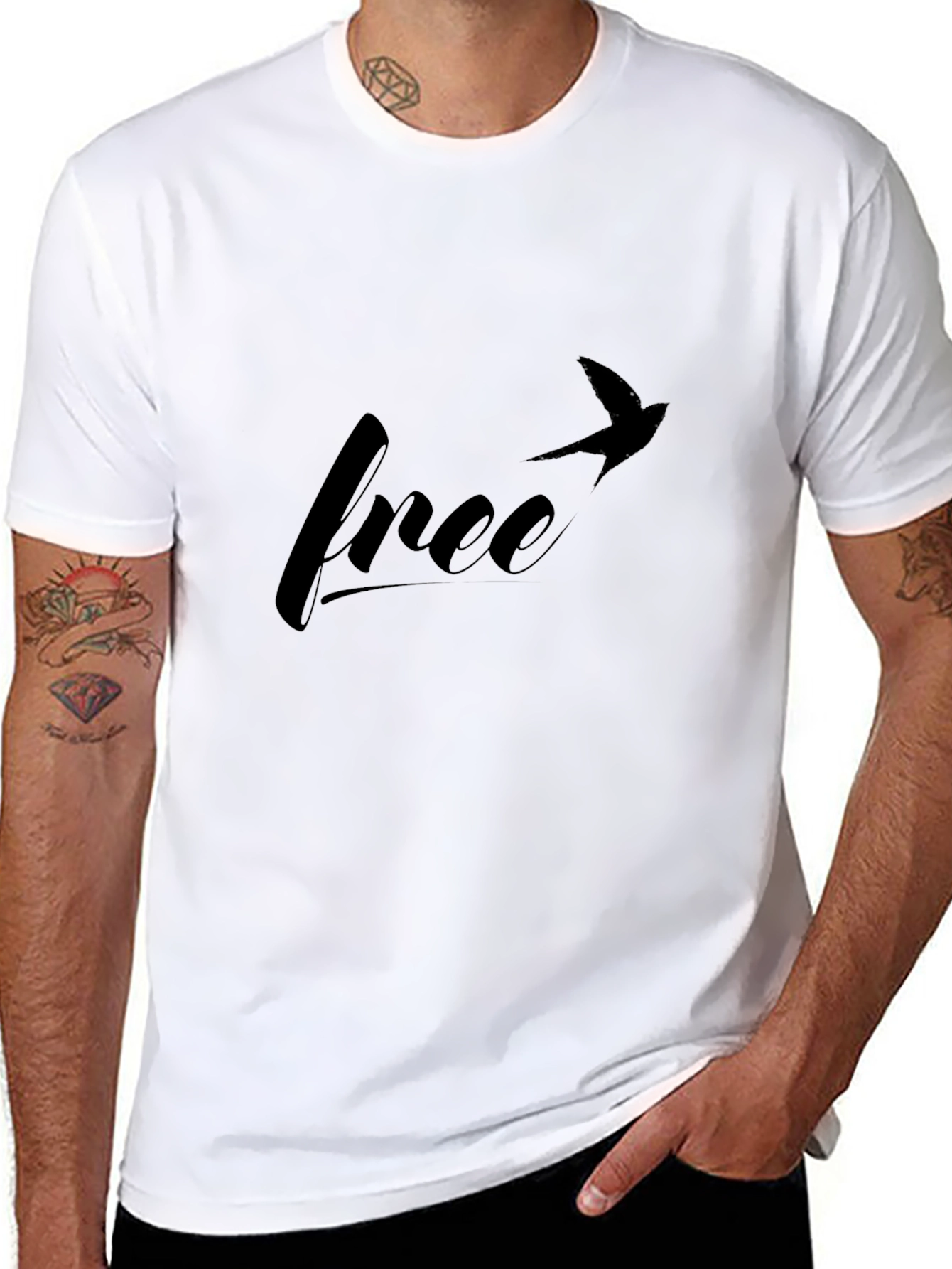 Free Bird T-Shirt: Stylish Black Tee