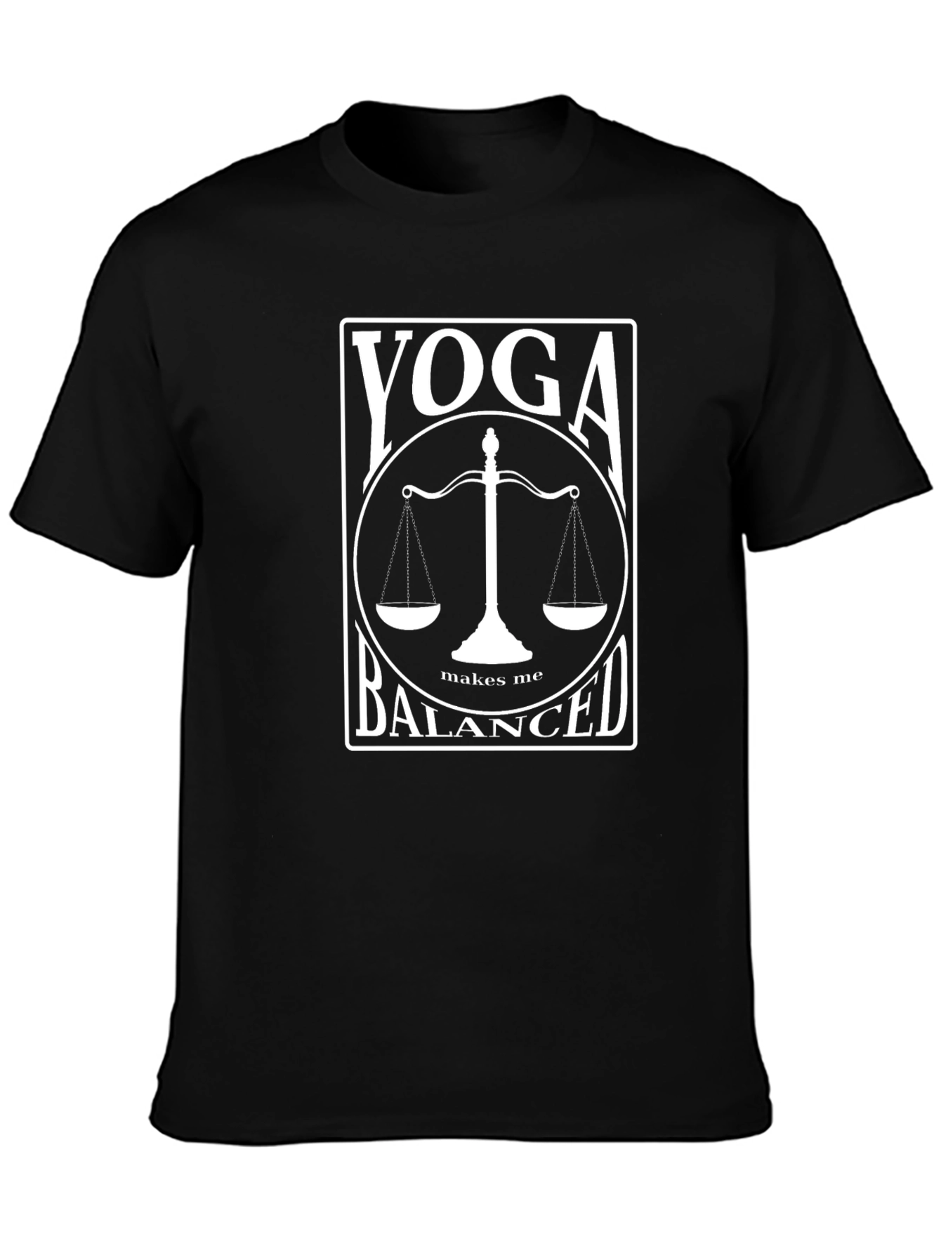 Yoga Balanced T-Shirt - Unisex Cotton Tee