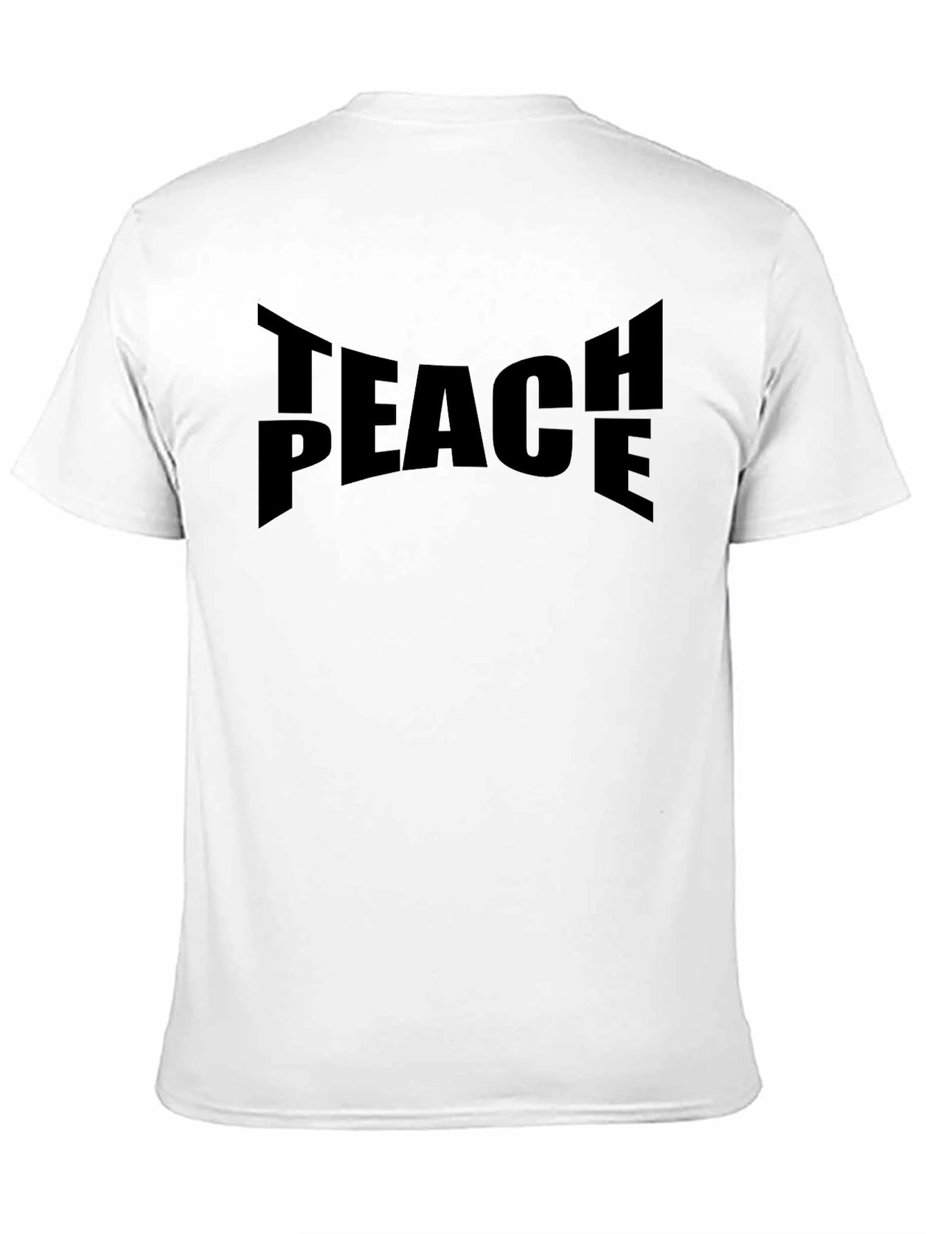 Teach Peace Graphic T-Shirt - Black